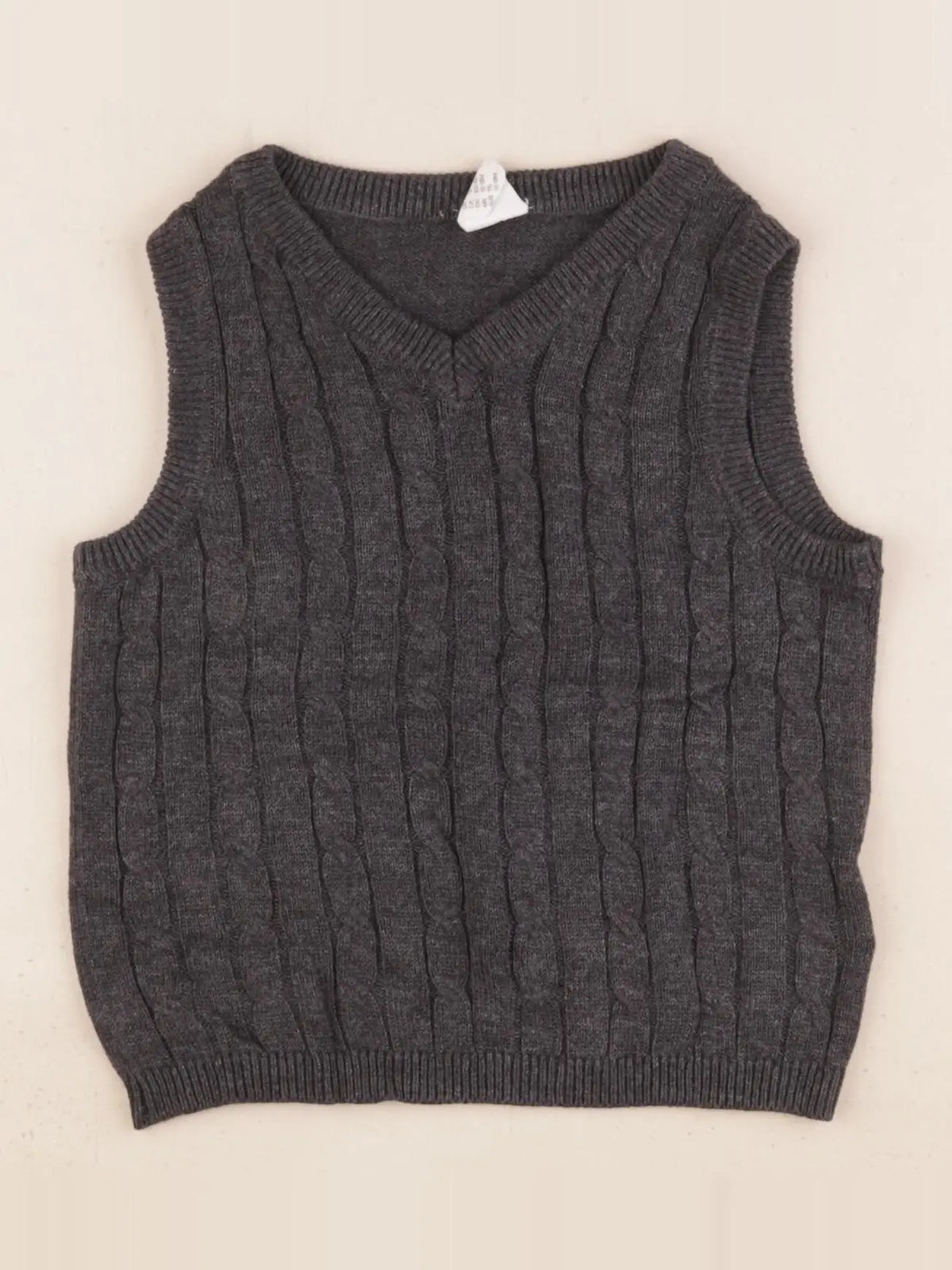 H&M - pull gris - 12/18 mois