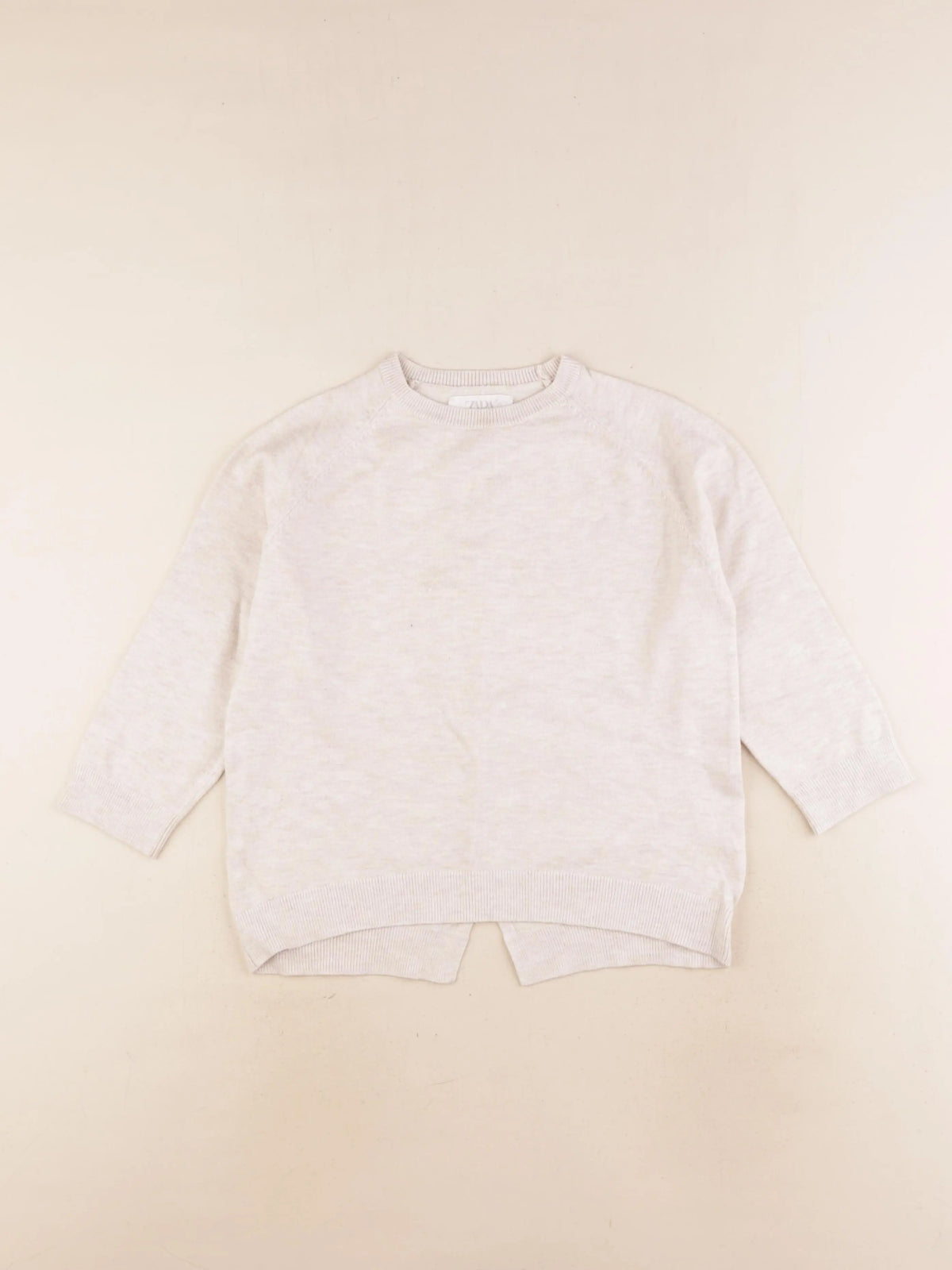 Zara - pull blanc - 7 ans