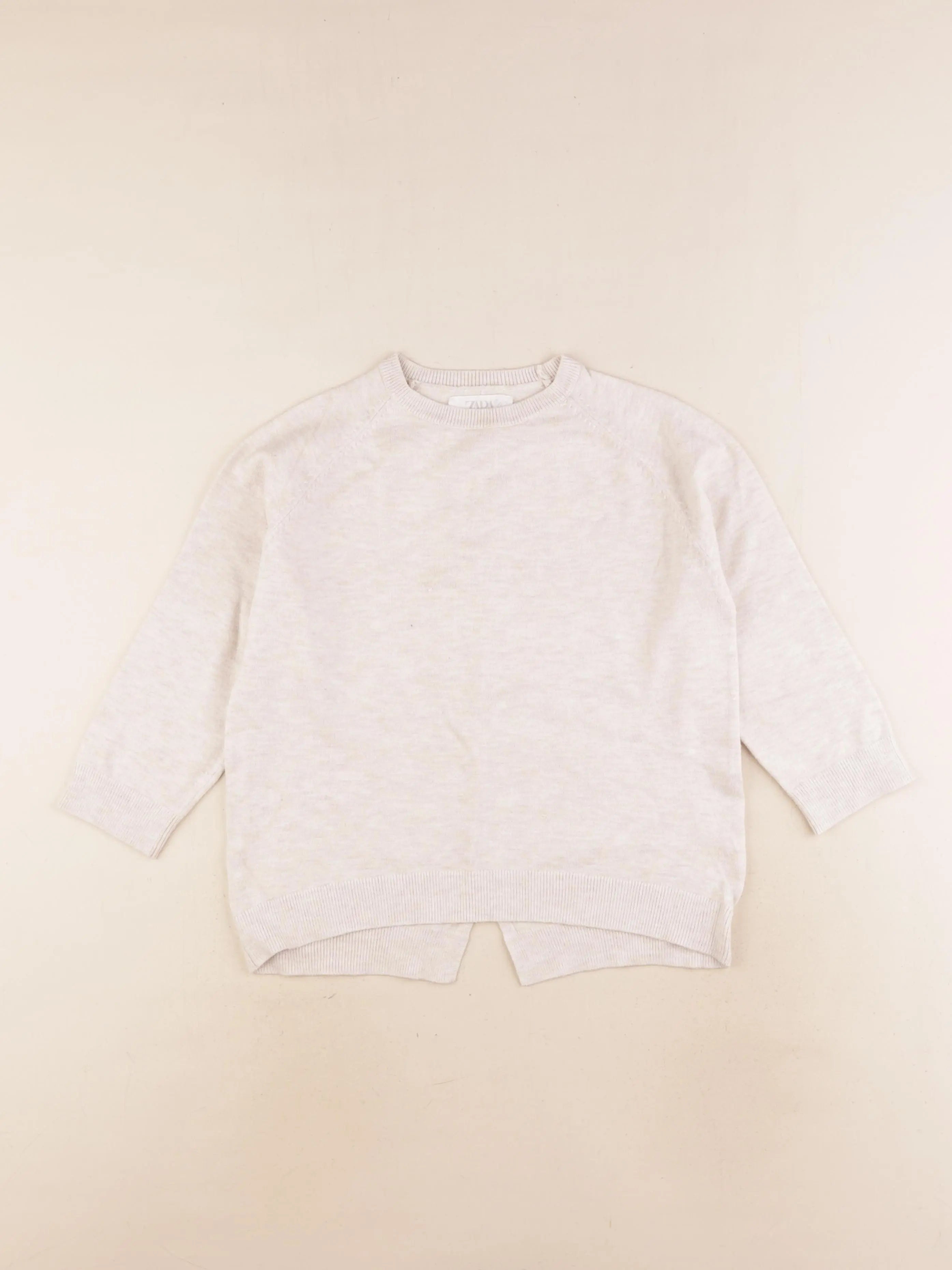 Zara - pull blanc - 7 ans