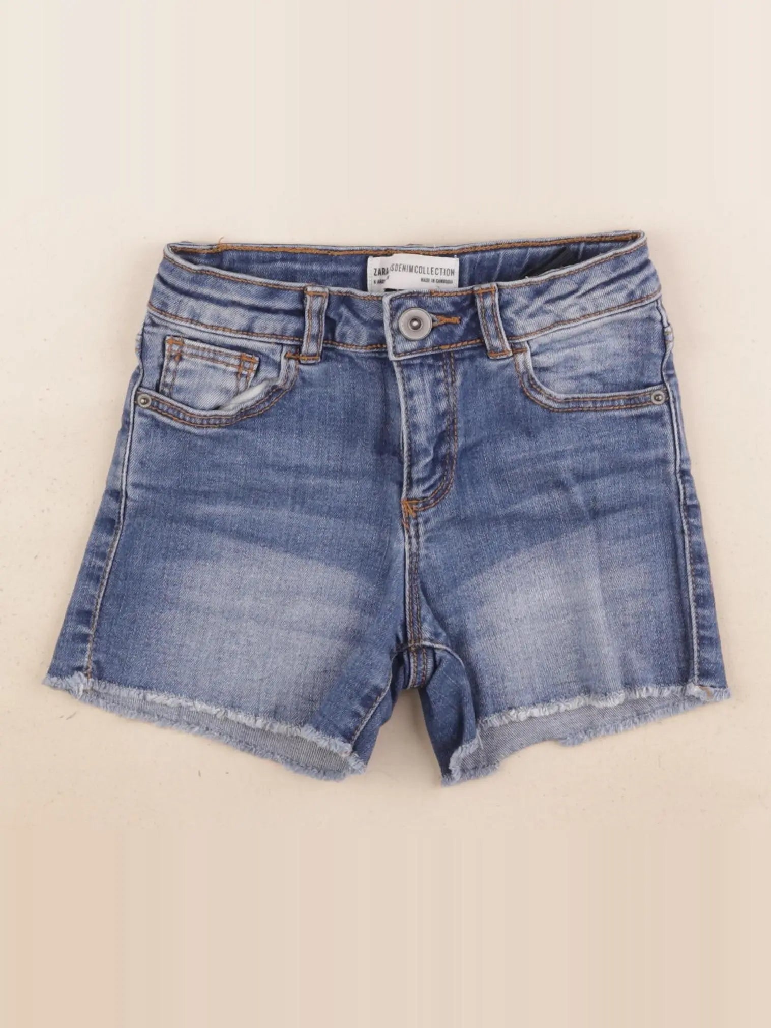 Zara - short bleu - 6 ans