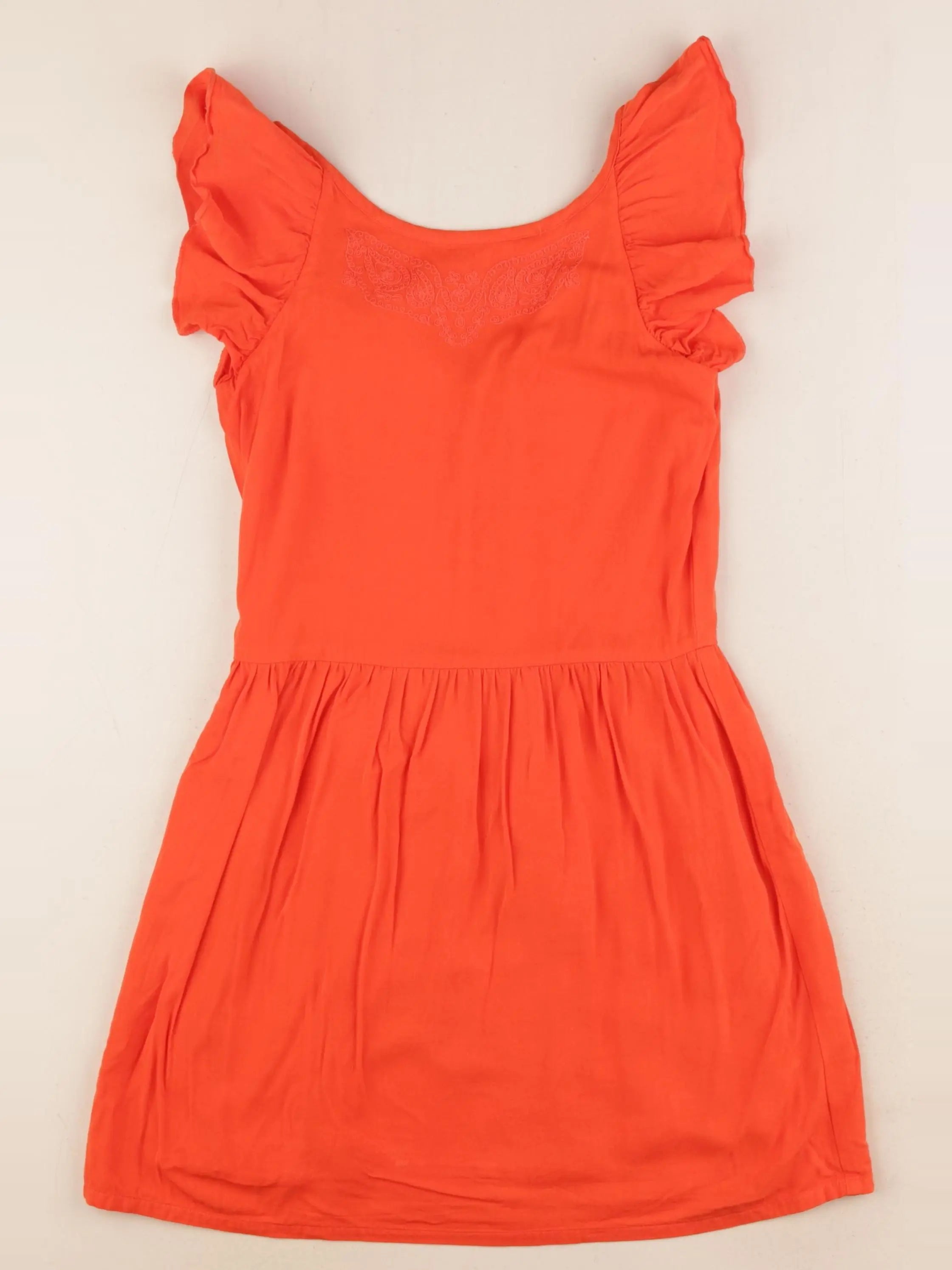 Carrément Beau - robe orange - 10 ans