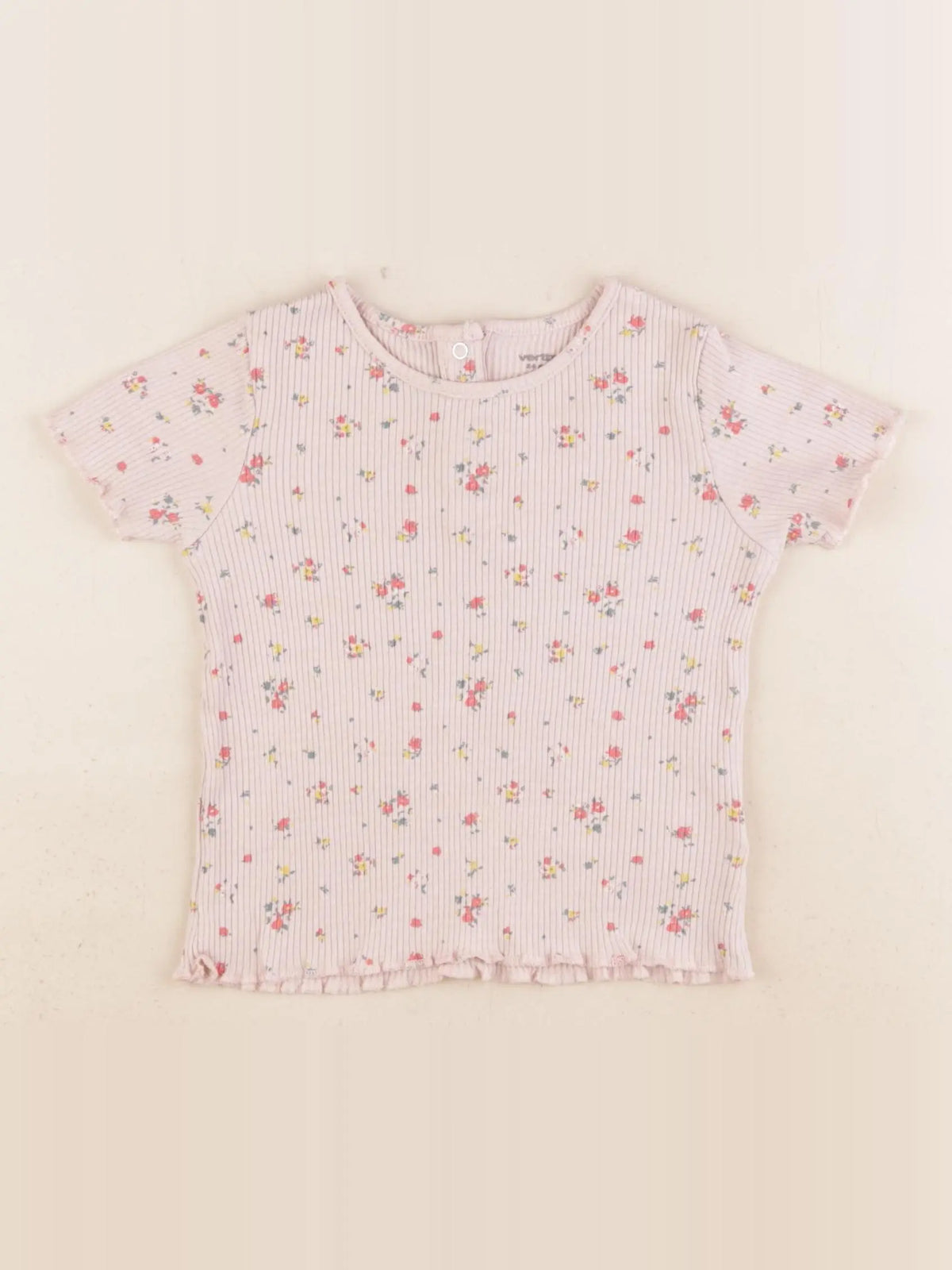 Vertbaudet - tee-shirt rose - 24 mois