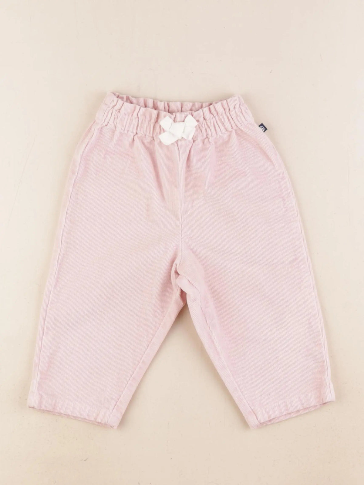 Petit Bateau - pantalon coton rose - 18 mois