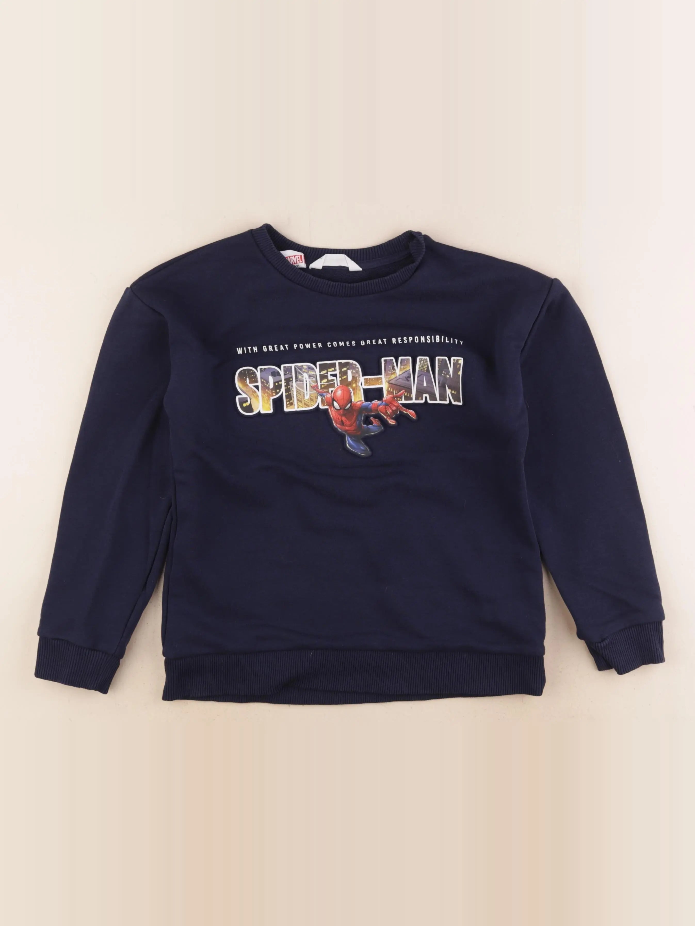 Mango - sweat bleu - 7/8 ans