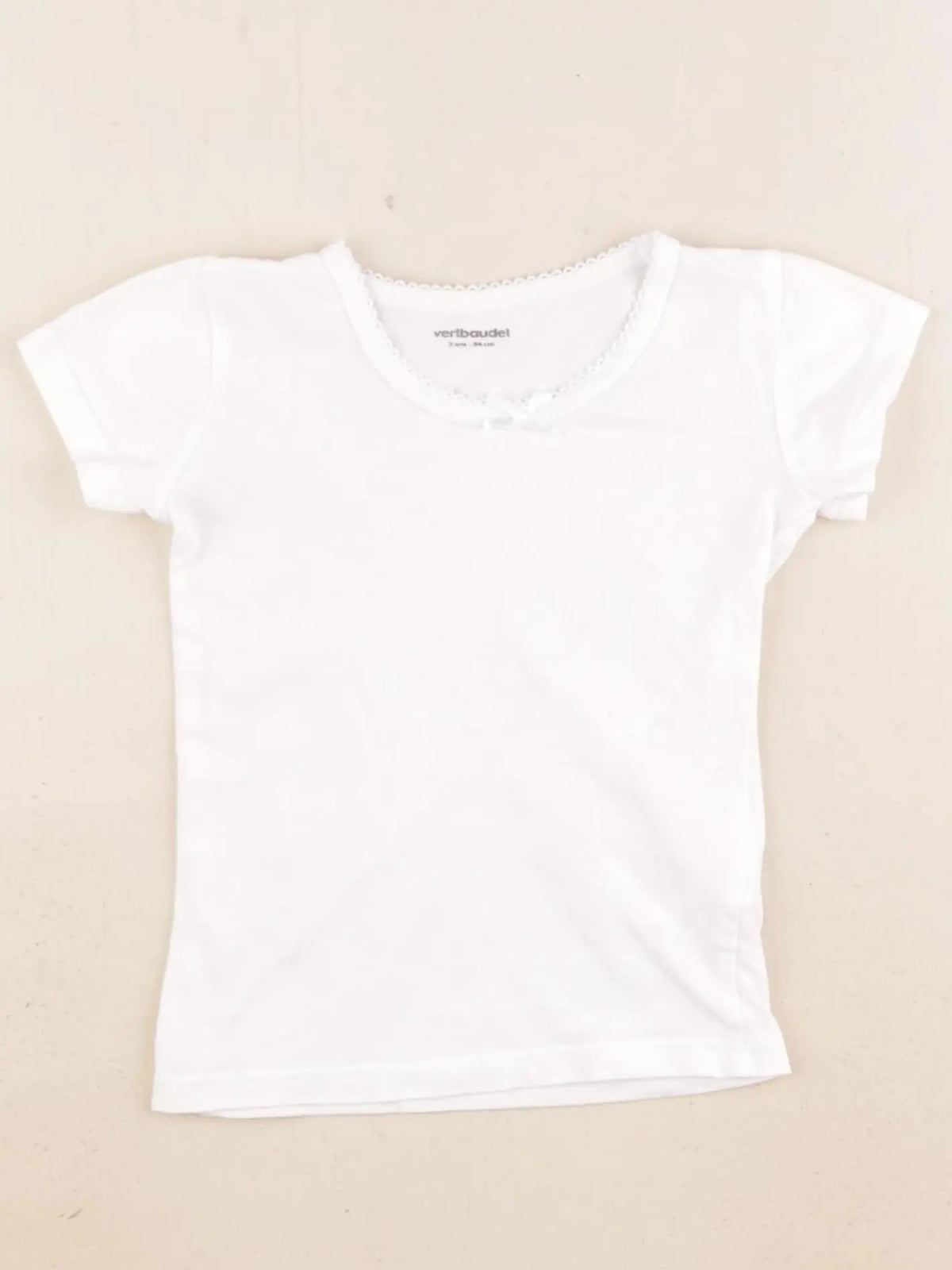 Vertbaudet - maillot de corps blanc - 3 ans