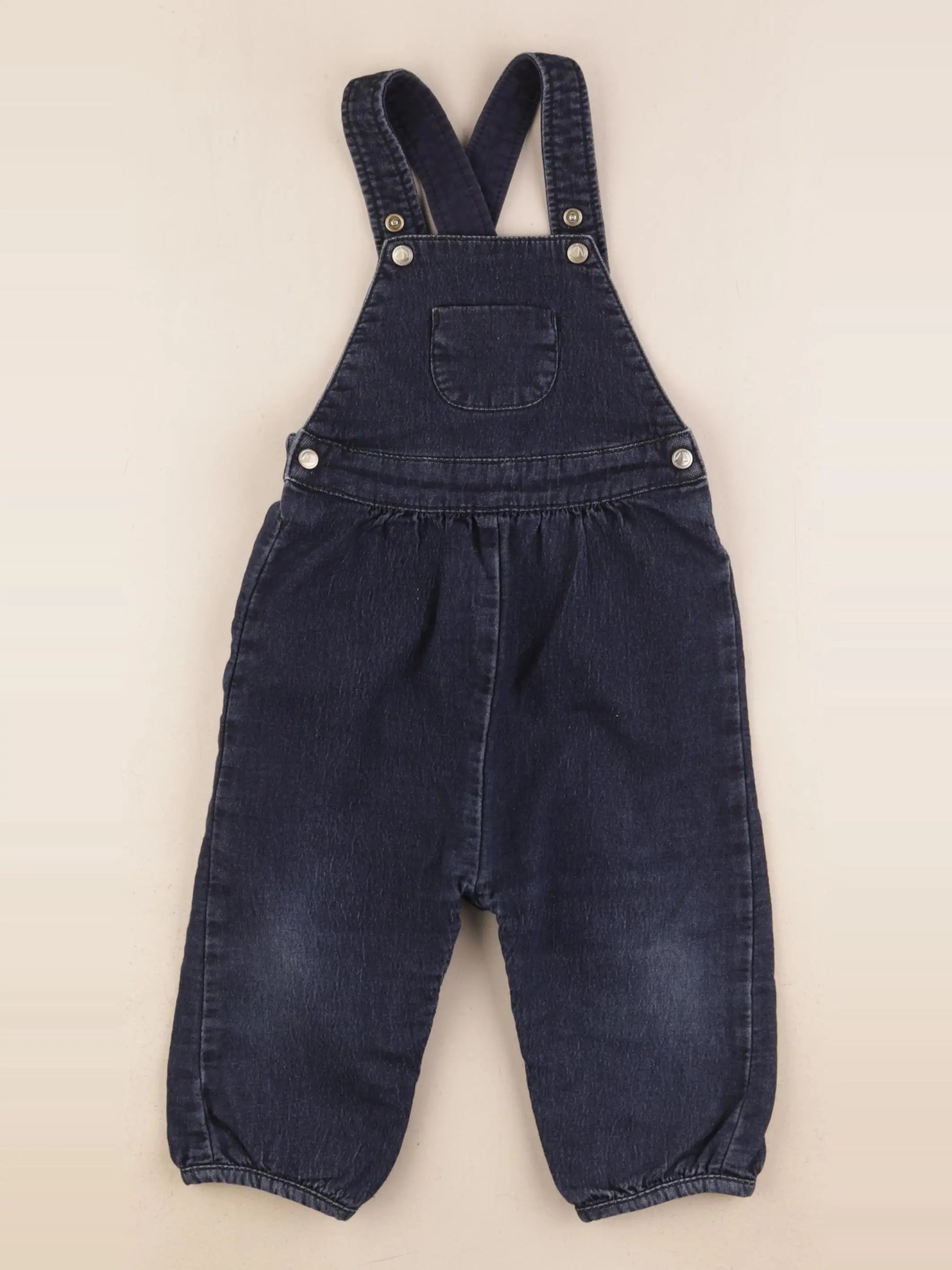 Petit Bateau - salopette bleu - 18 mois