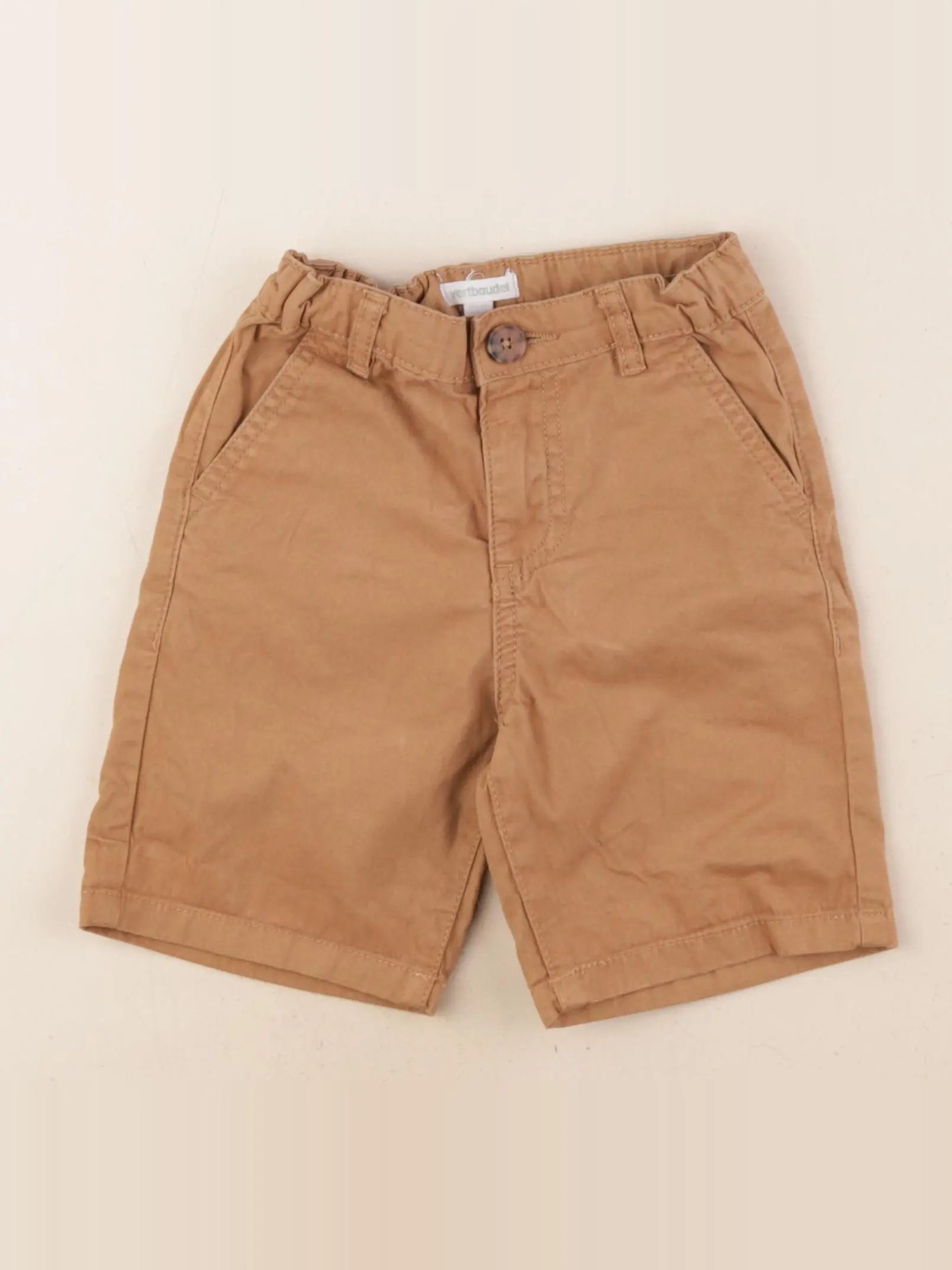 Vertbaudet - short marron - 4 ans