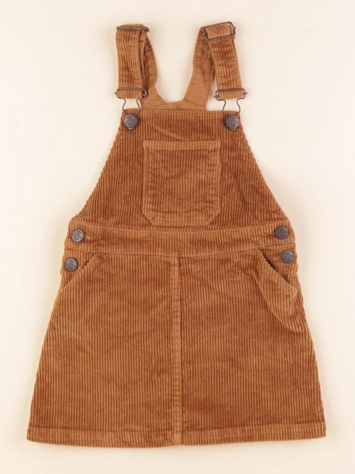 Cyrillus - robe marron - 3 ans