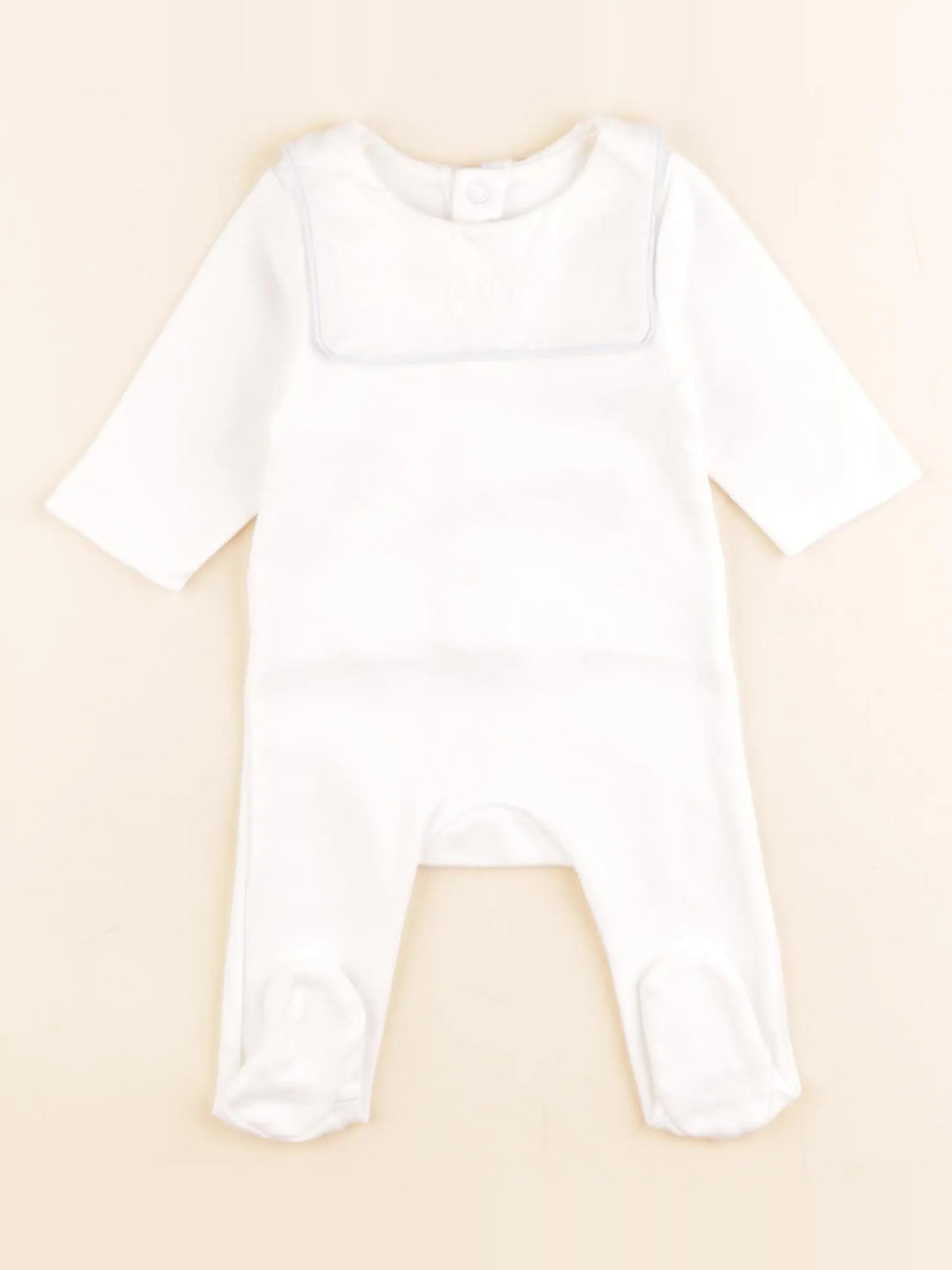 Jacadi - pyjama coton blanc - 1 mois