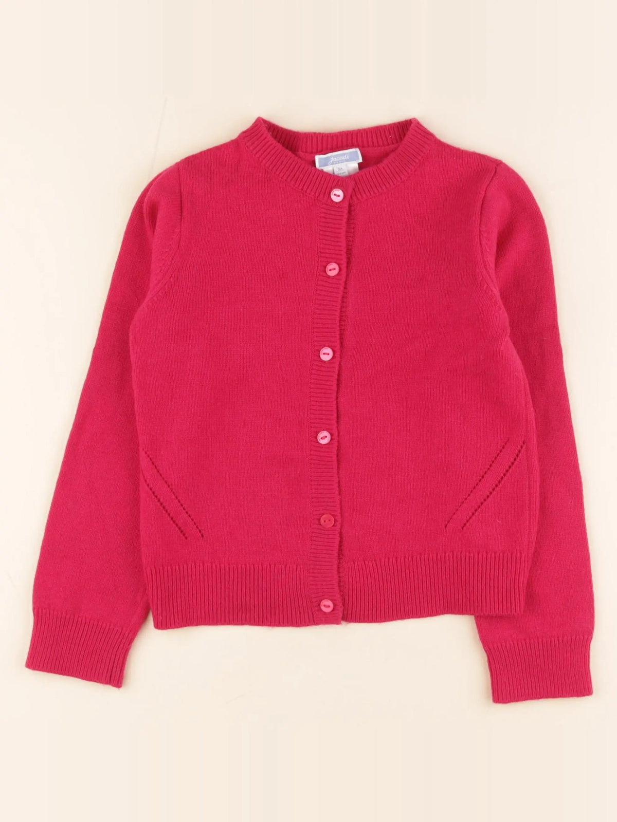 Jacadi - gilet rose - 8 ans