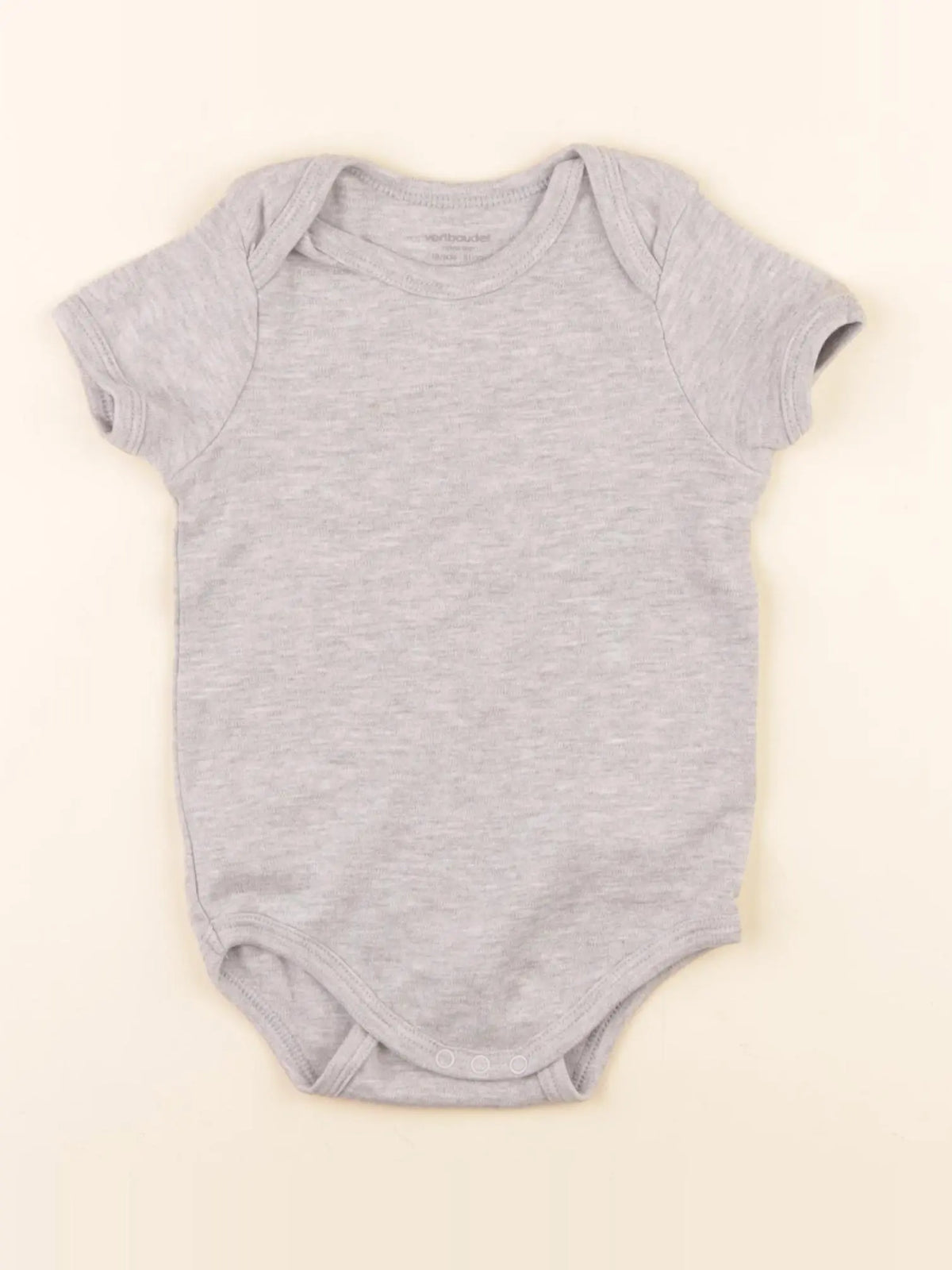 Vertbaudet - body gris - 18 mois