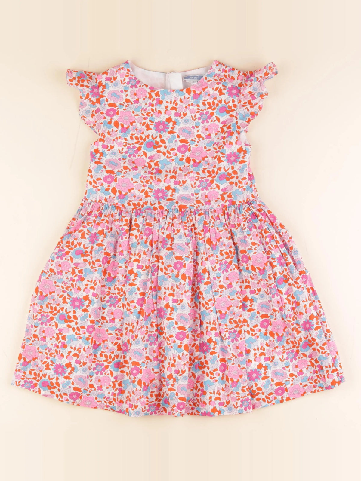 Jacadi - robe liberty multicolore - 6 ans