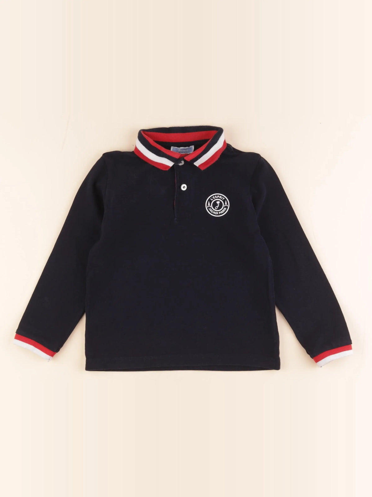 Jacadi - polo bleu - 4 ans
