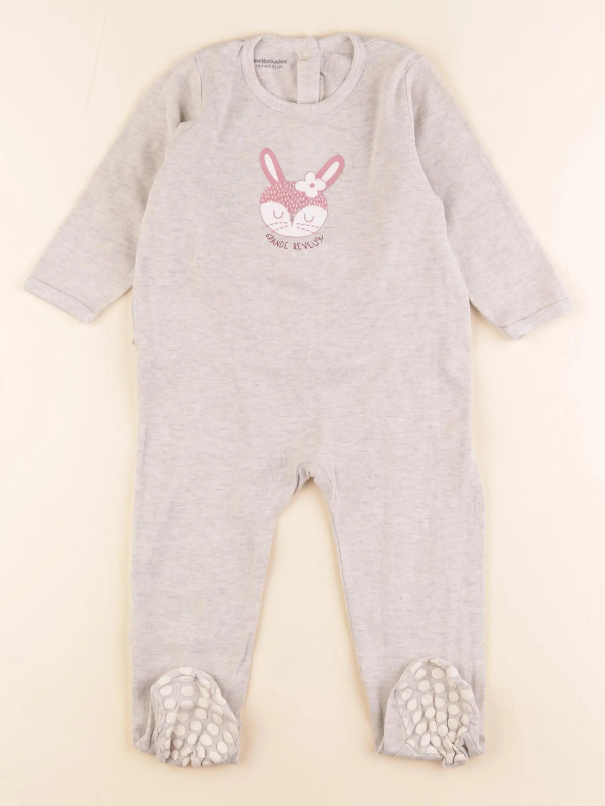 Tape à l'oeil - pyjama coton or, beige - 18 mois