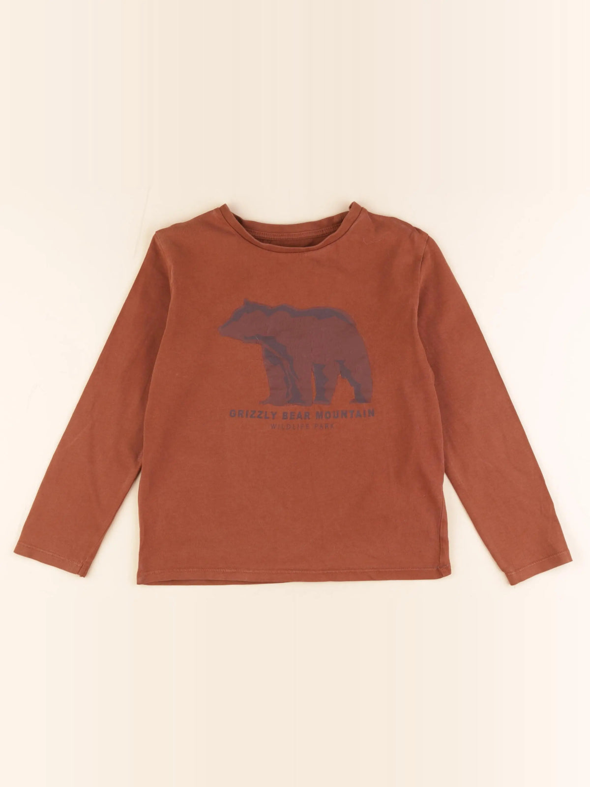 La Redoute - tee-shirt marron - 8 ans