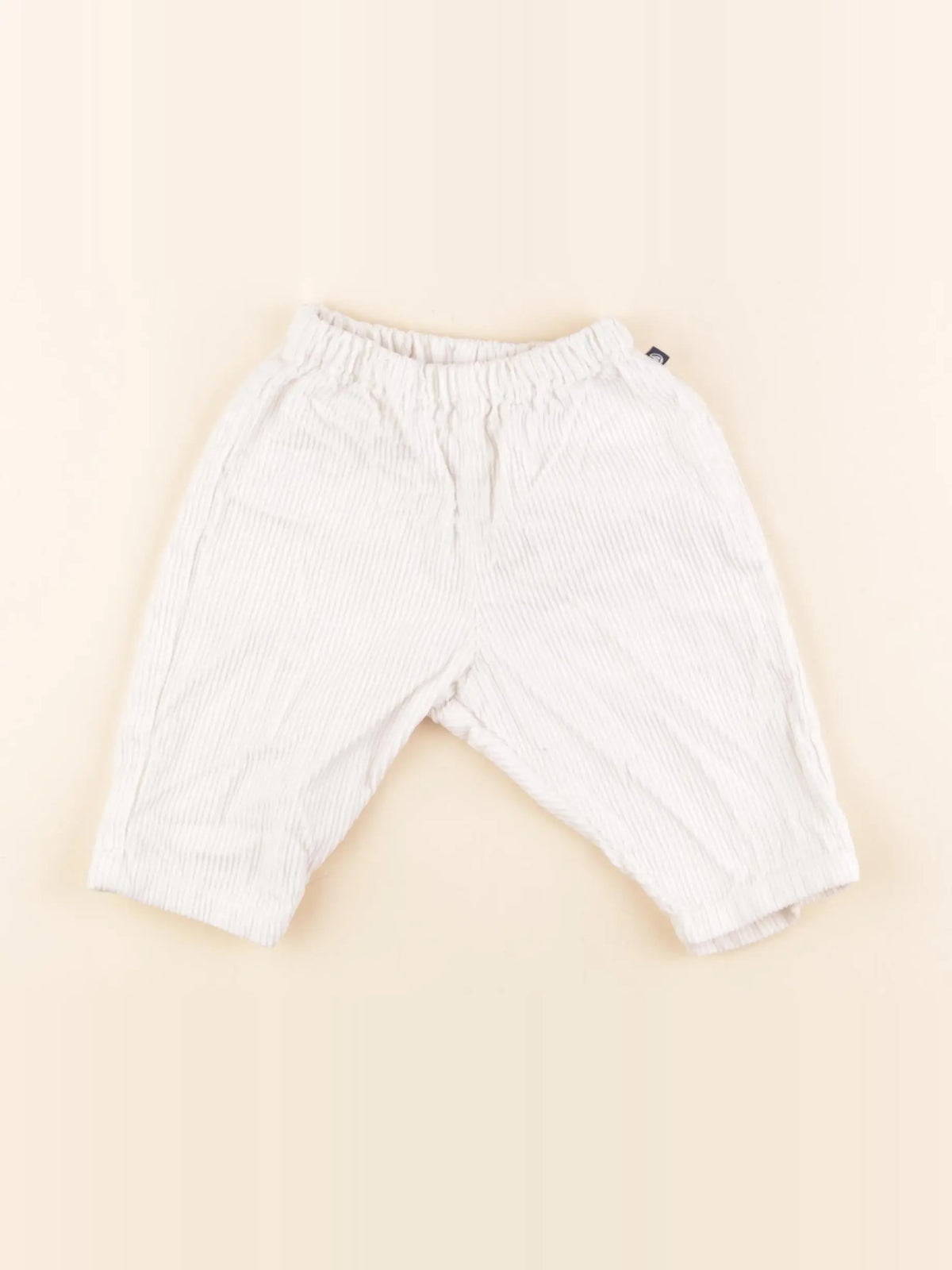Petit Bateau - pantalon blanc - 6 mois