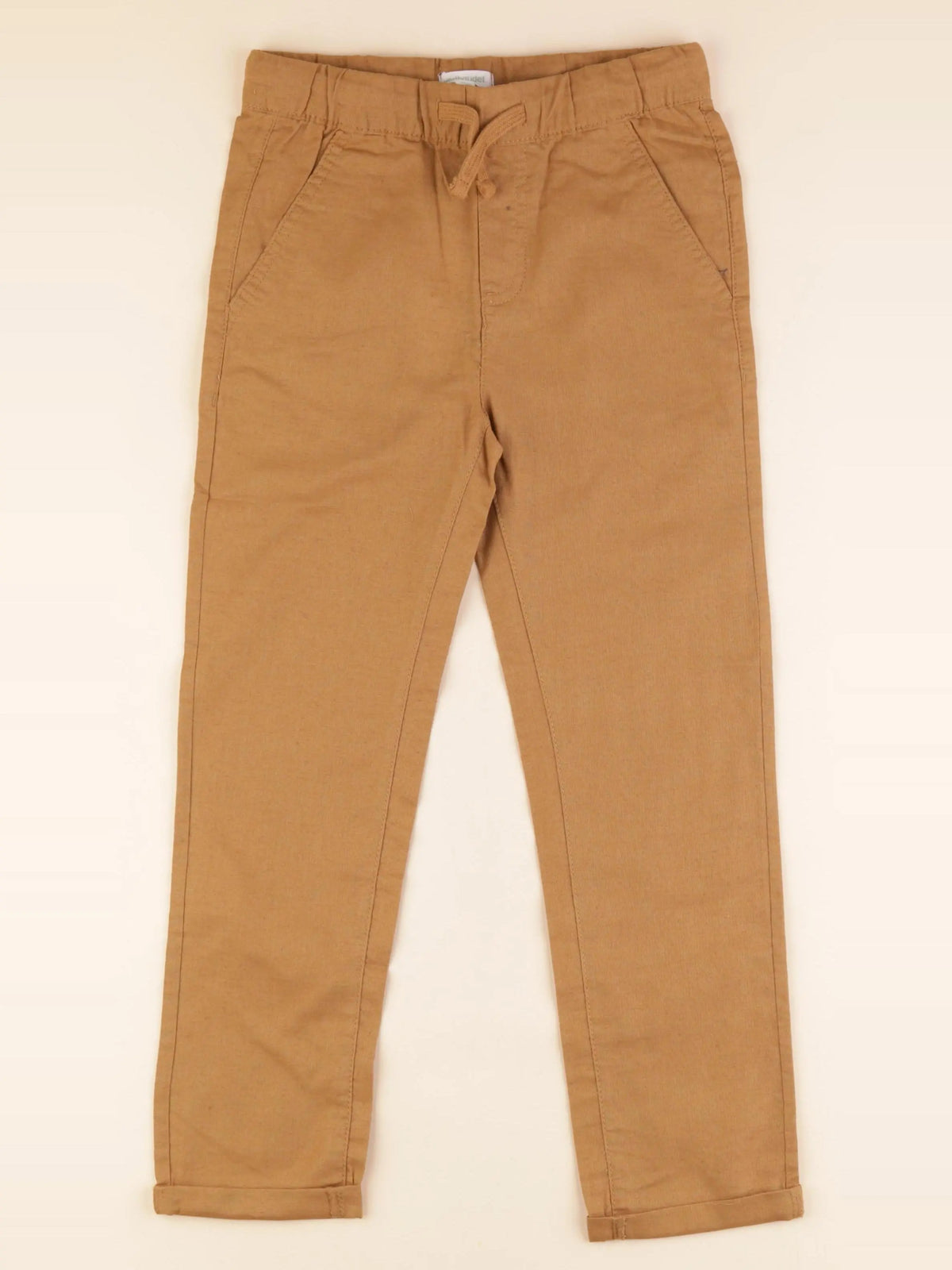 Vertbaudet - pantalon marron - 8 ans