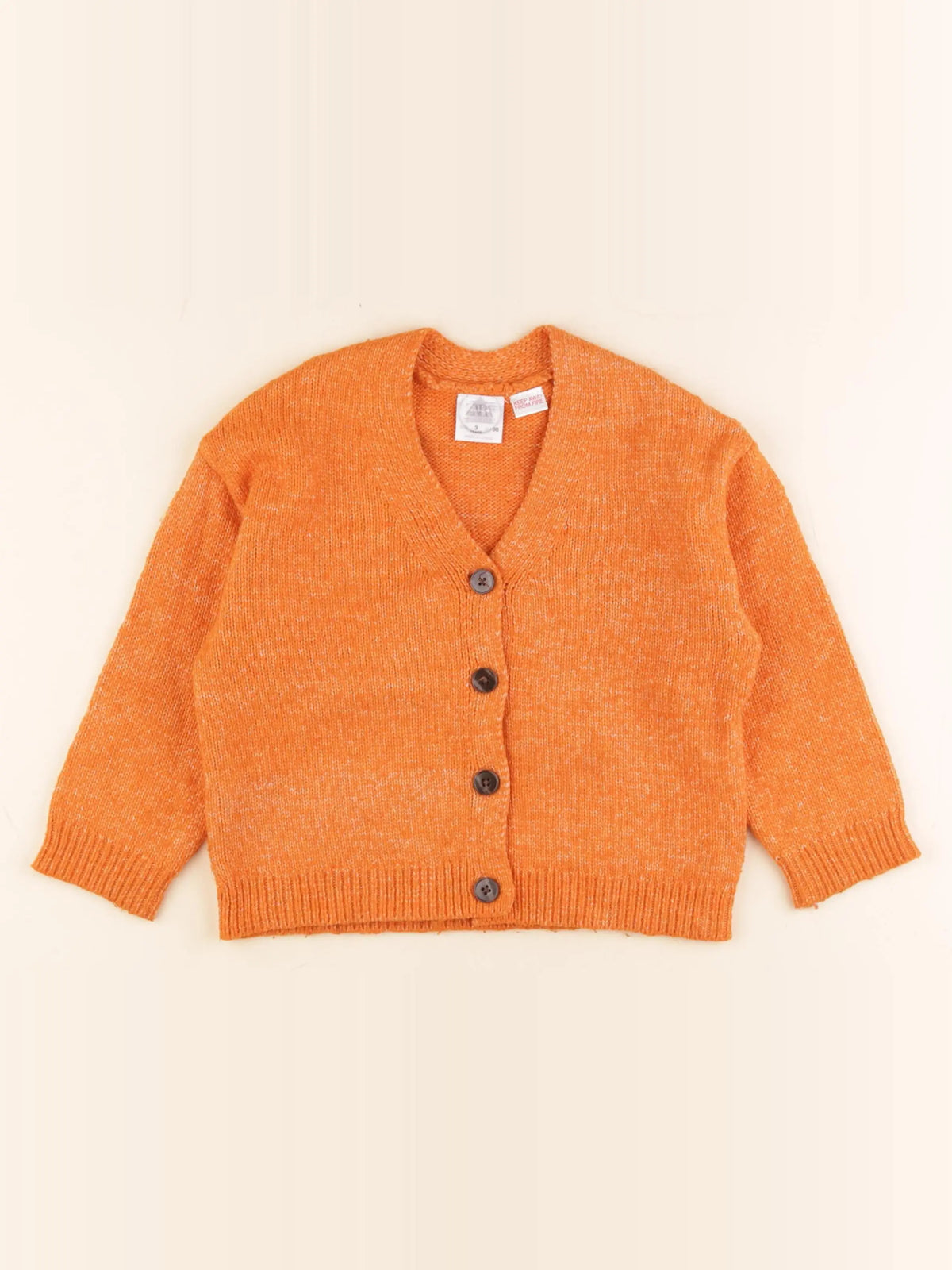 Zara - gilet orange - 3 ans