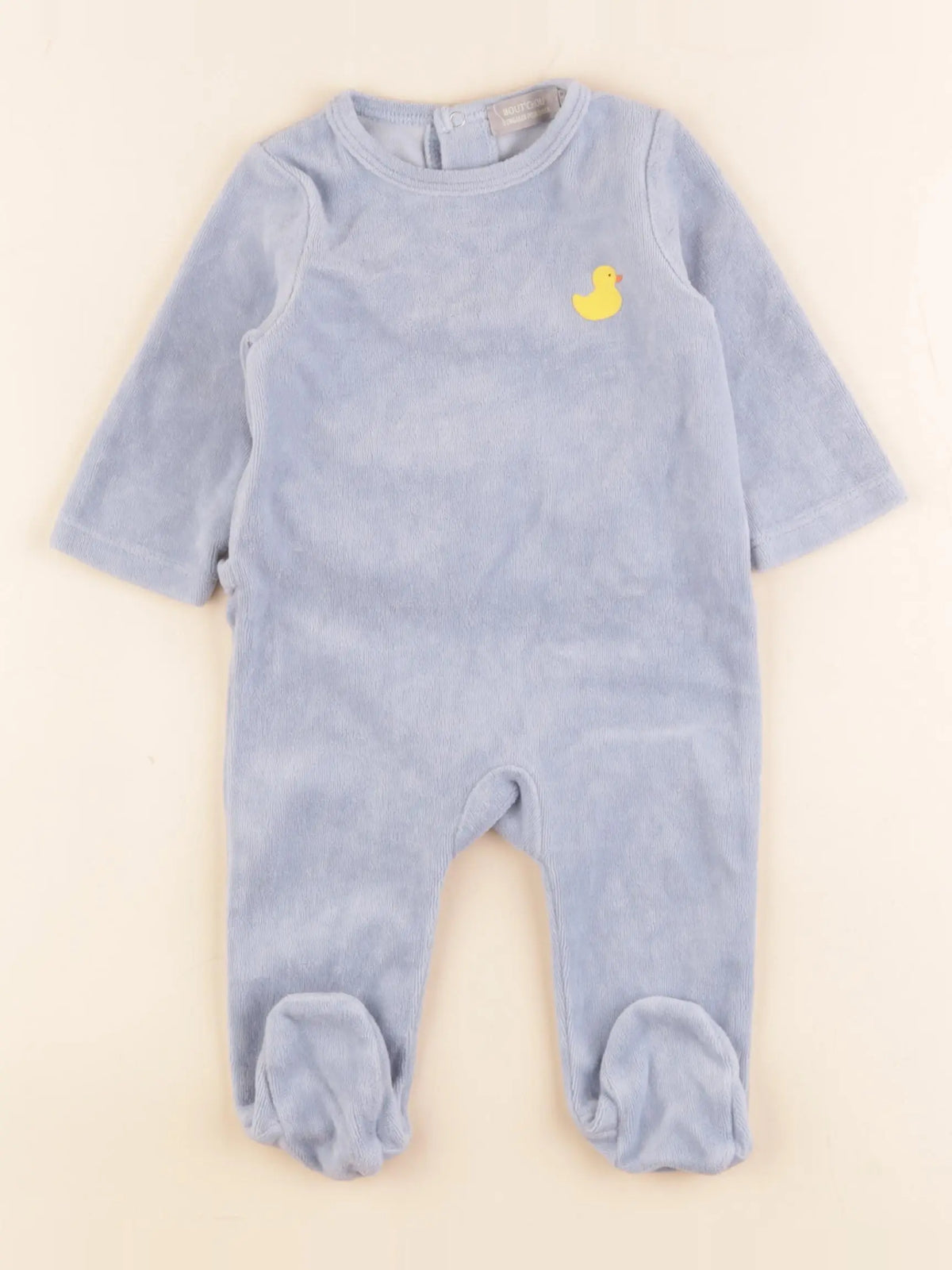Boutchou - pyjama velours bleu - 6 mois