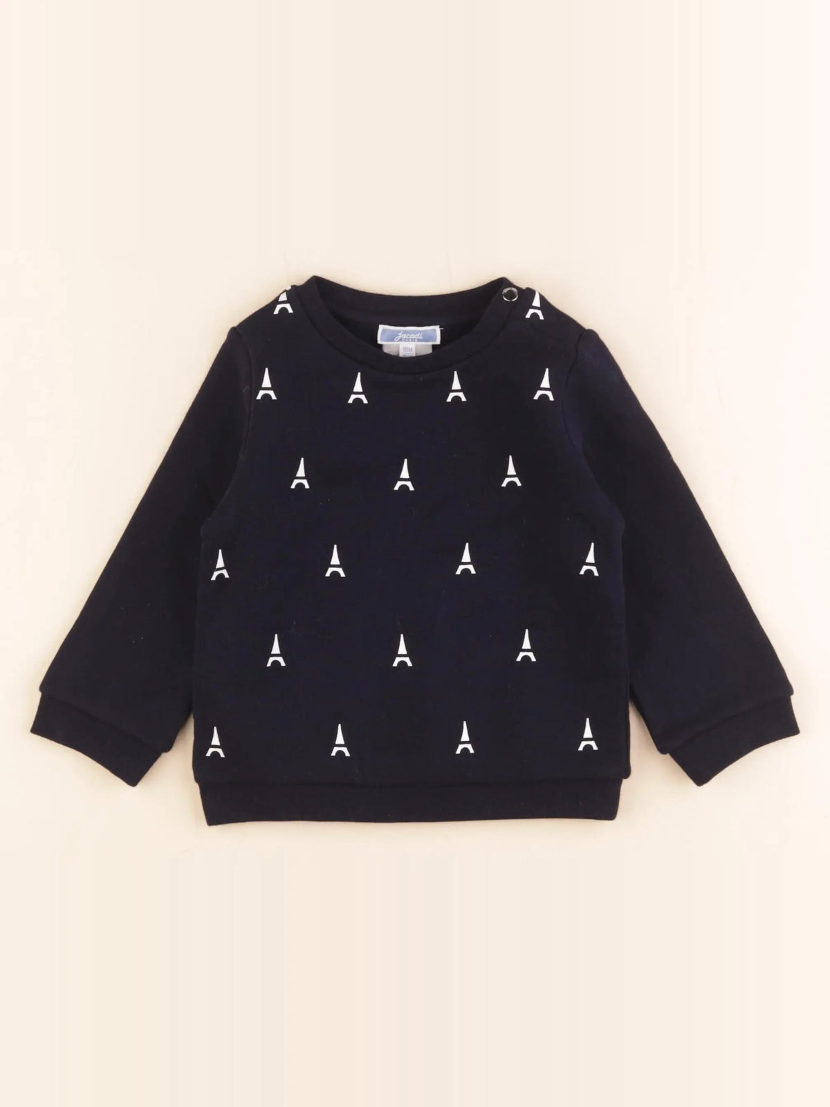Jacadi - sweat bleu - 18 mois