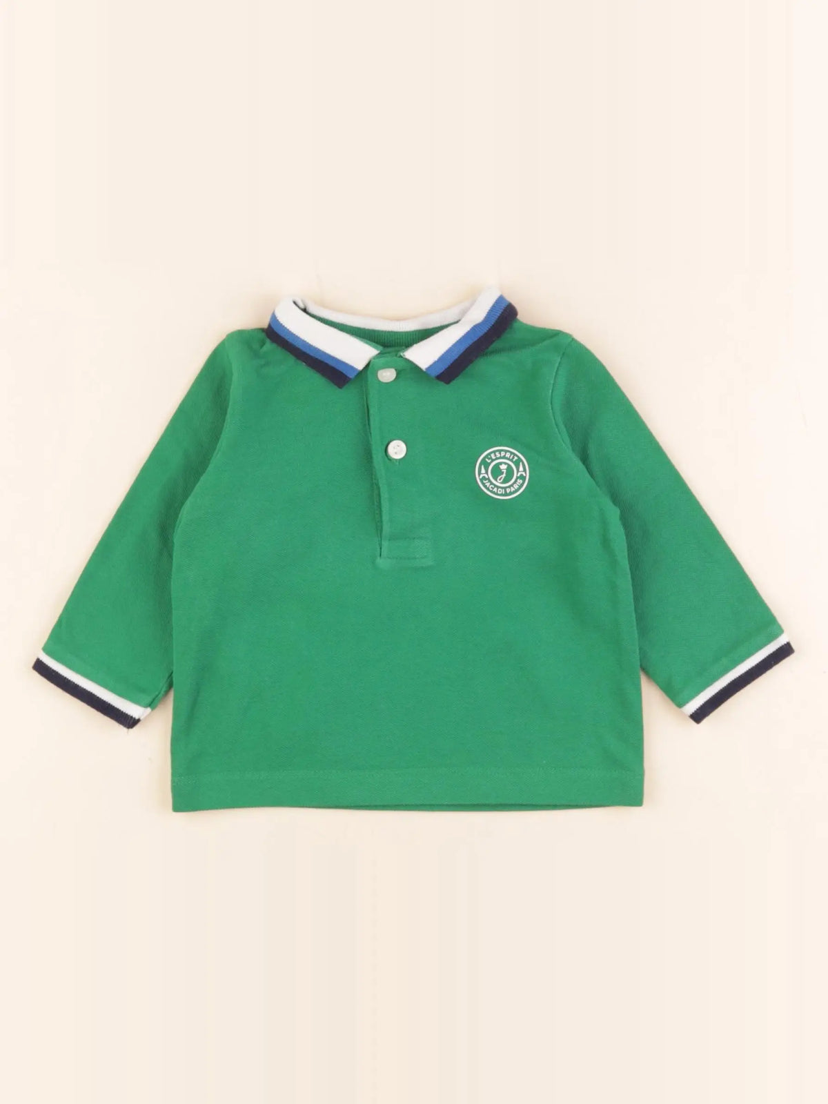 Jacadi - polo vert - 6 mois
