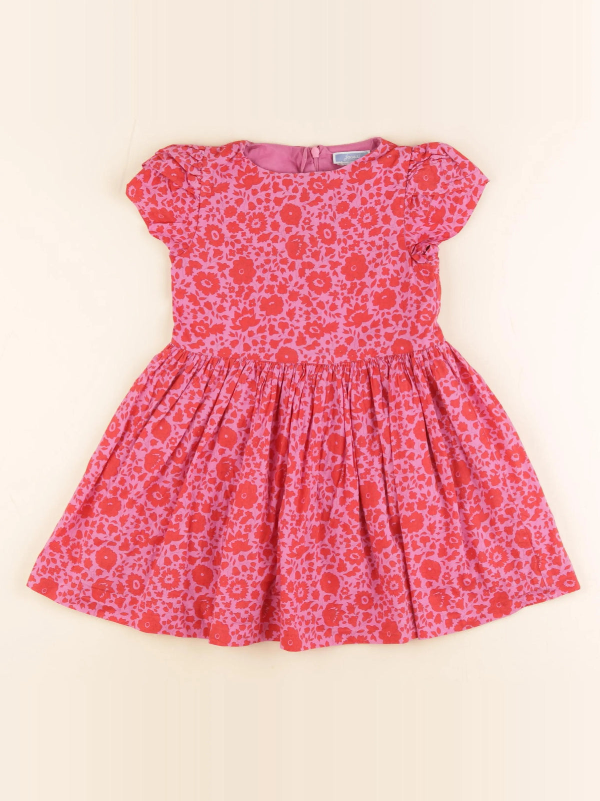 Jacadi - robe liberty rose - 4 ans