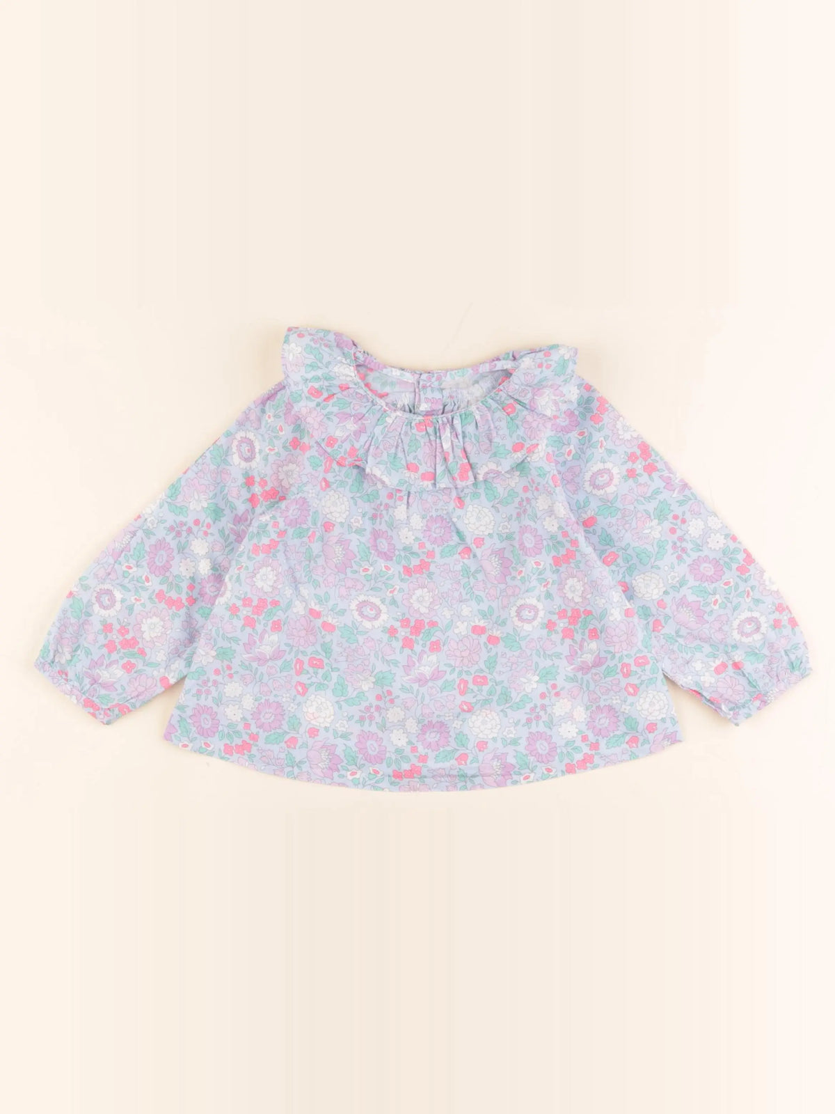 Jacadi - blouse liberty multicolore - 18 mois