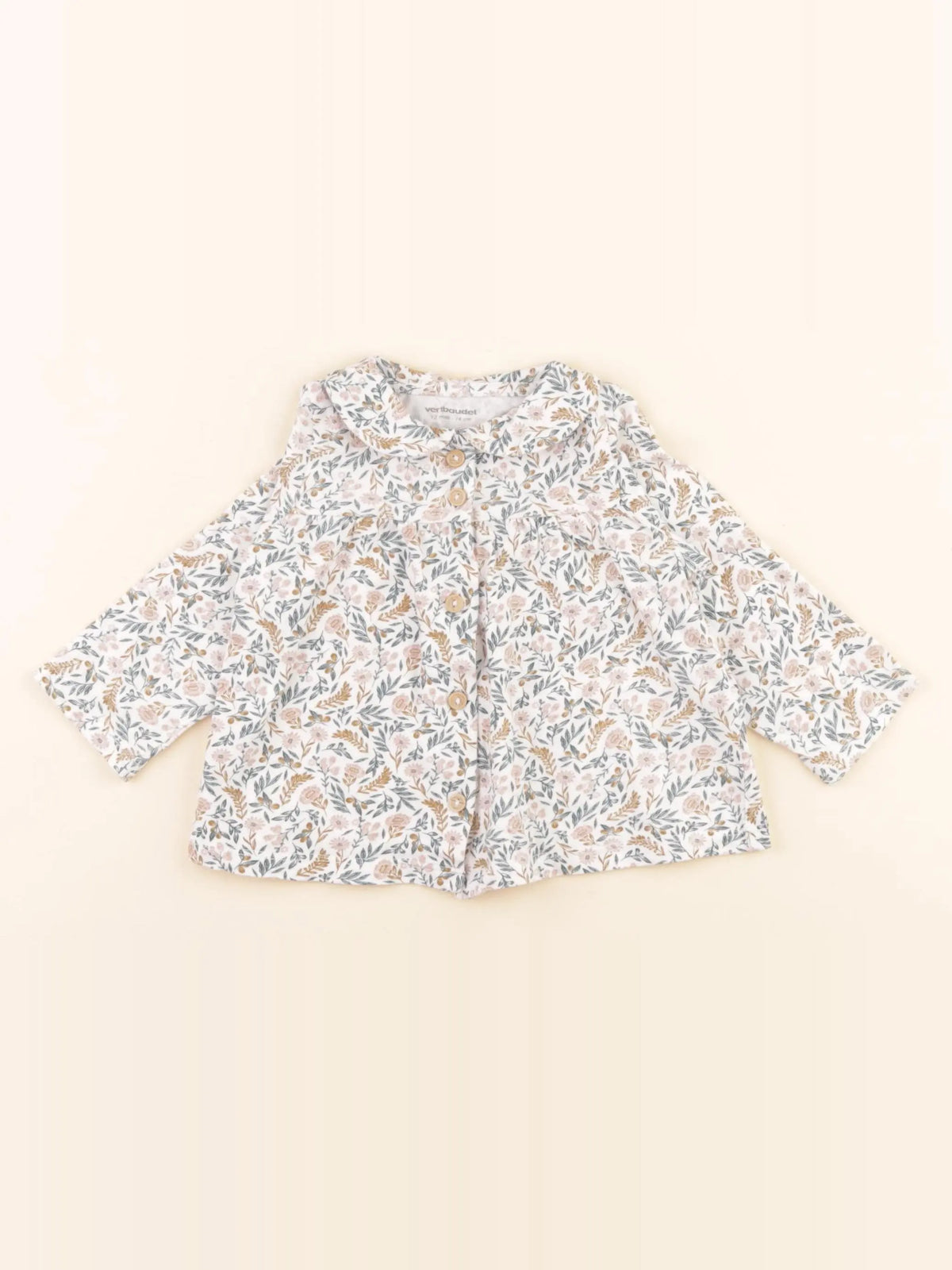 Vertbaudet - tee-shirt multicolore - 12 mois
