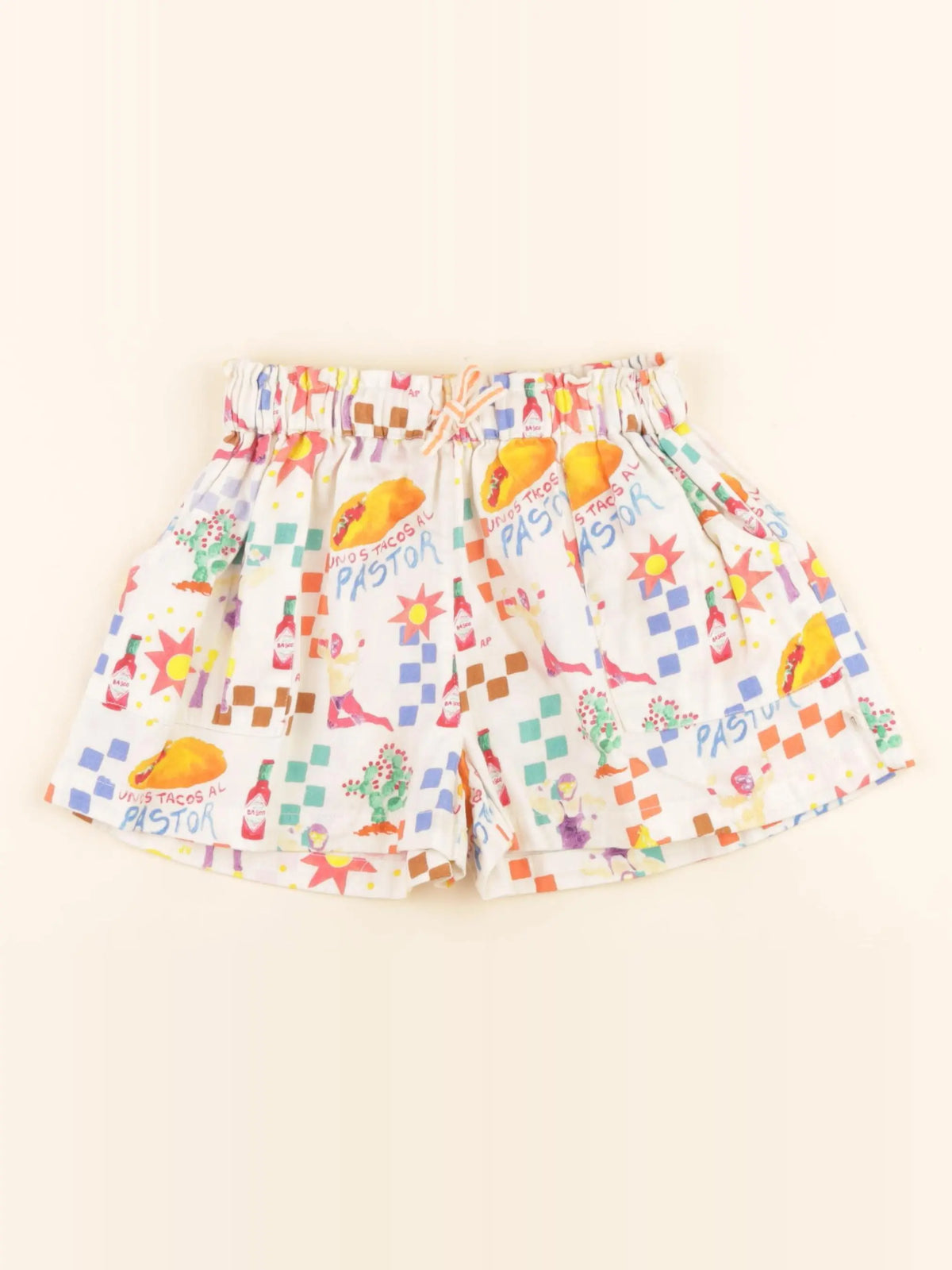 Arsène et les pipelettes - short multicolore - 6 ans