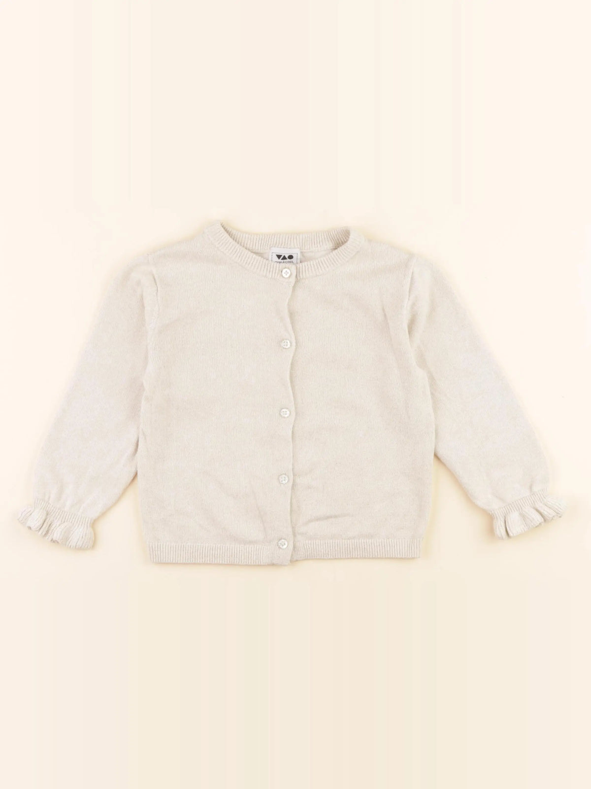 Tape à l'oeil - gilet beige, or - 36 mois