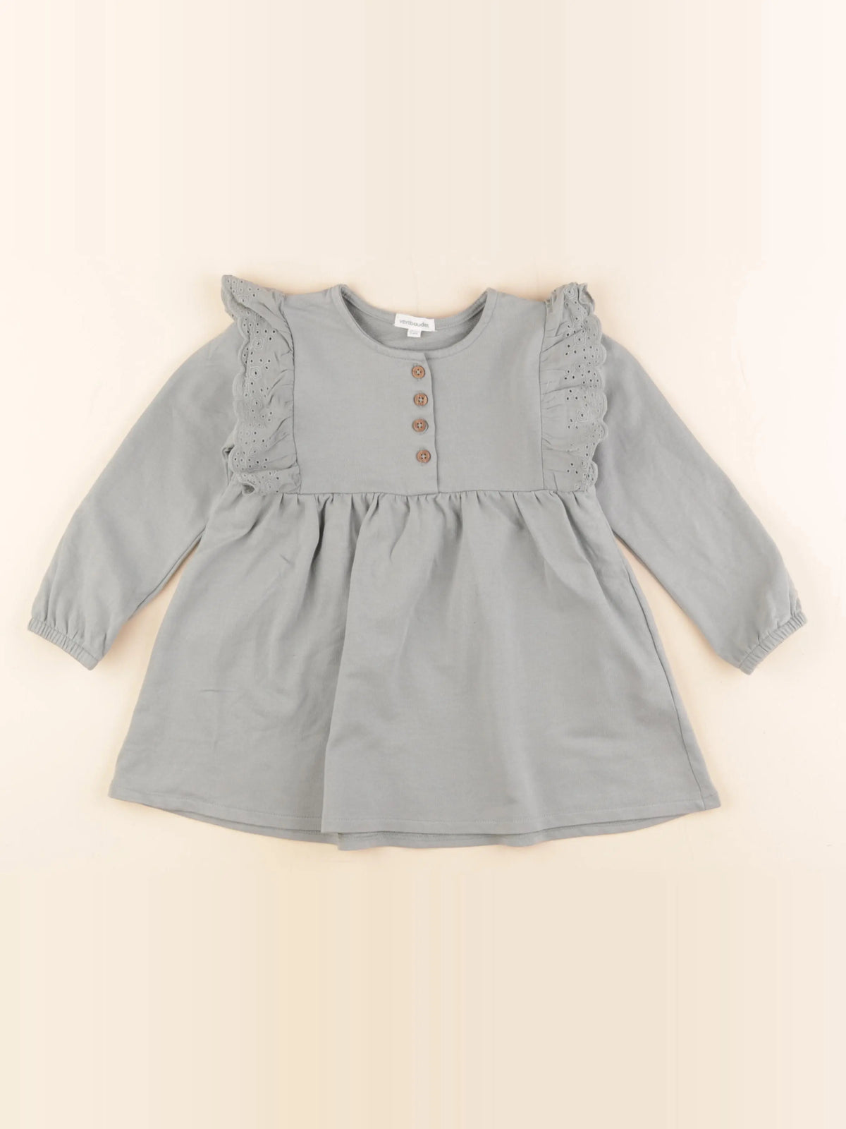 Vertbaudet - robe vert - 3 ans