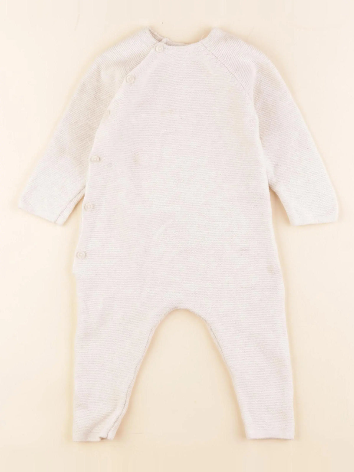 Zara - combinaison beige - 6/9 mois