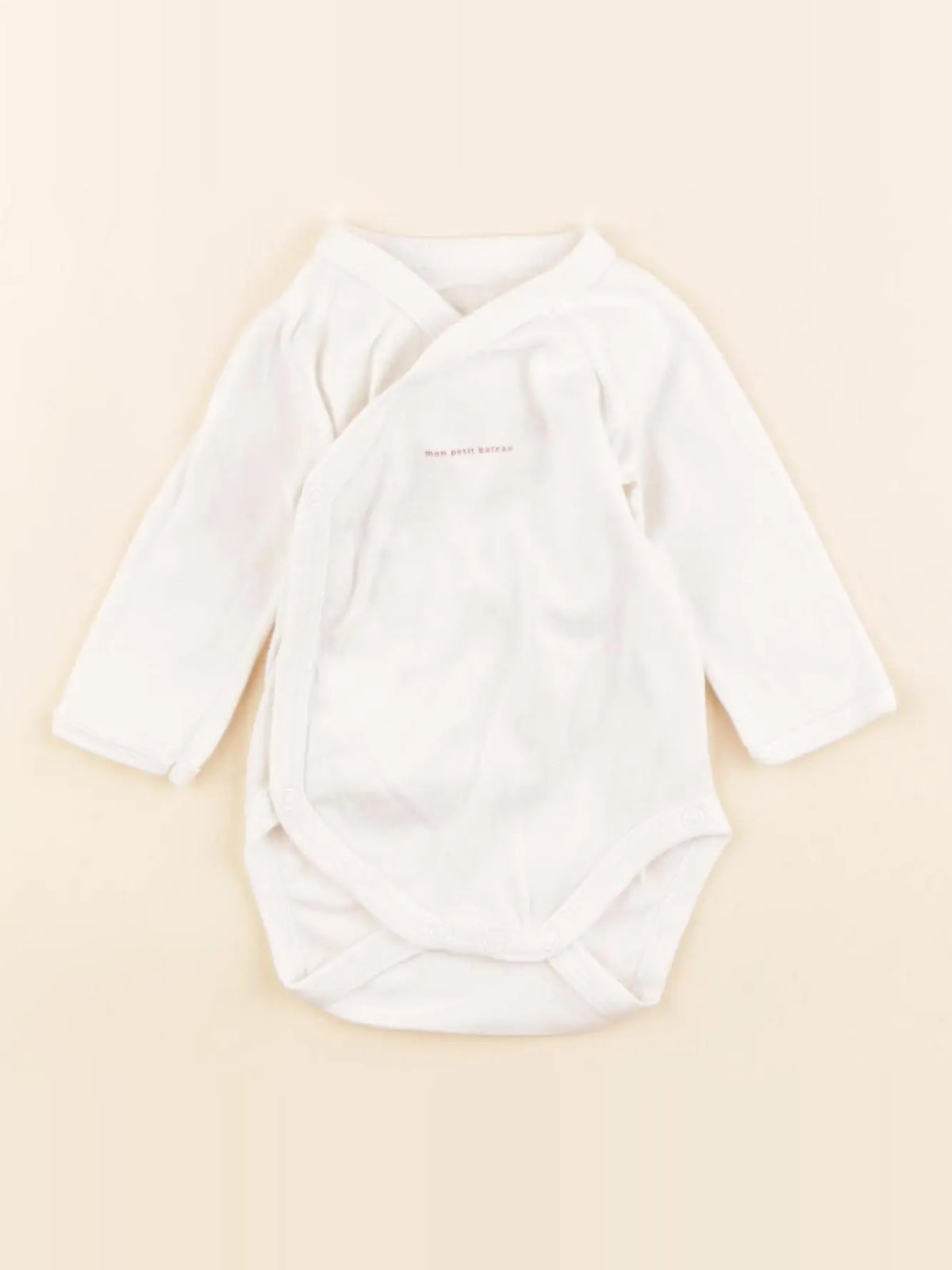 Petit Bateau - body blanc - 1 mois