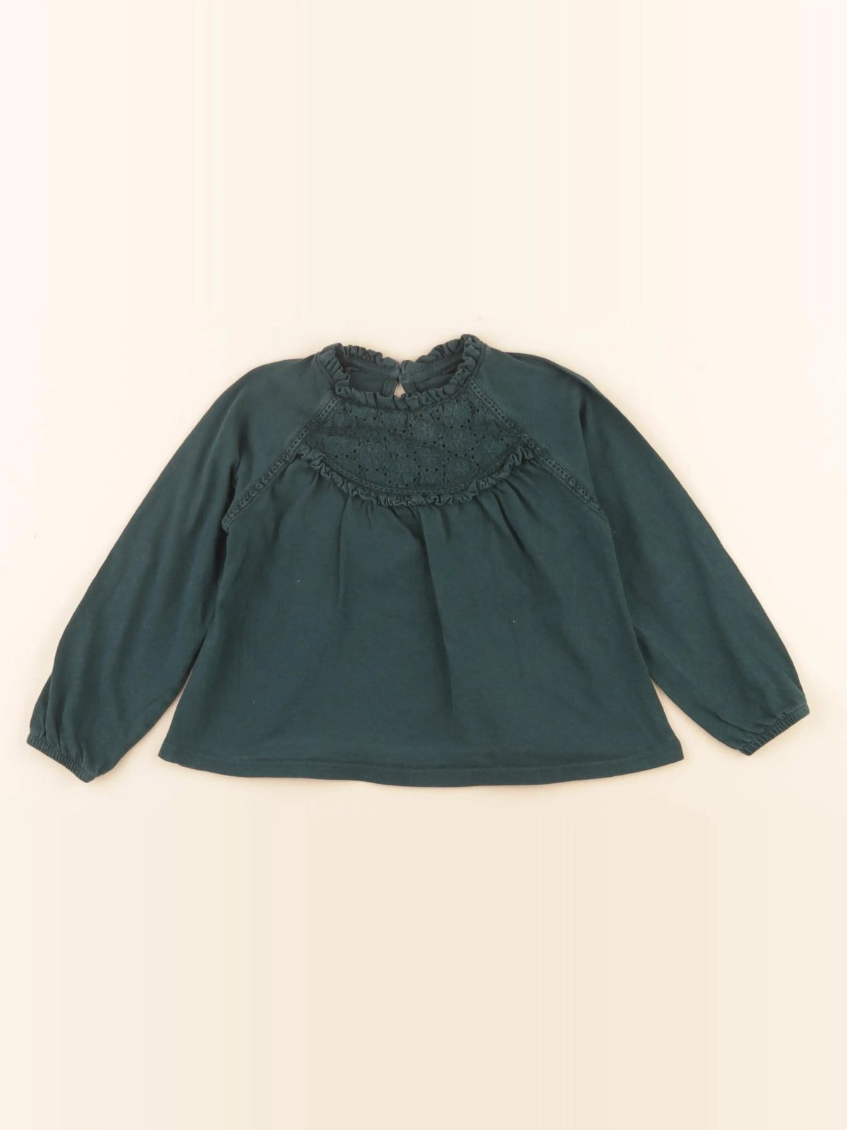 Vertbaudet - tee-shirt vert - 3 ans