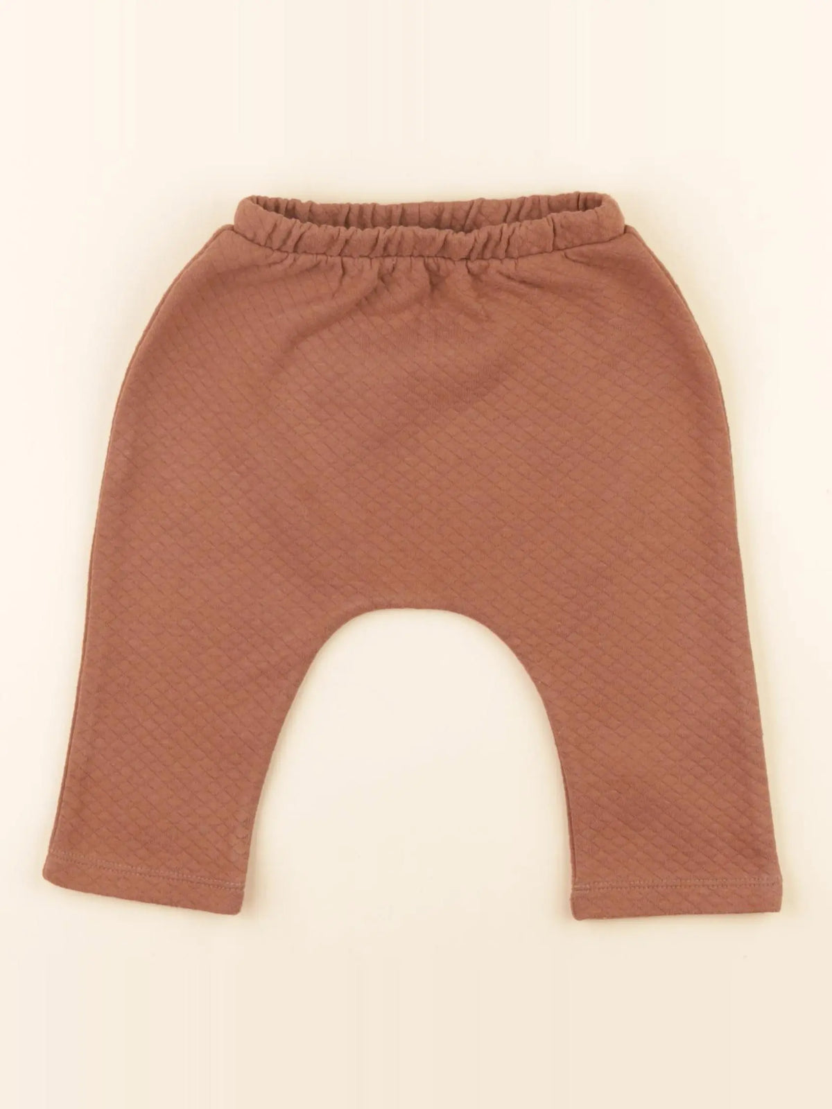 Vertbaudet - sarouel marron - 12 mois