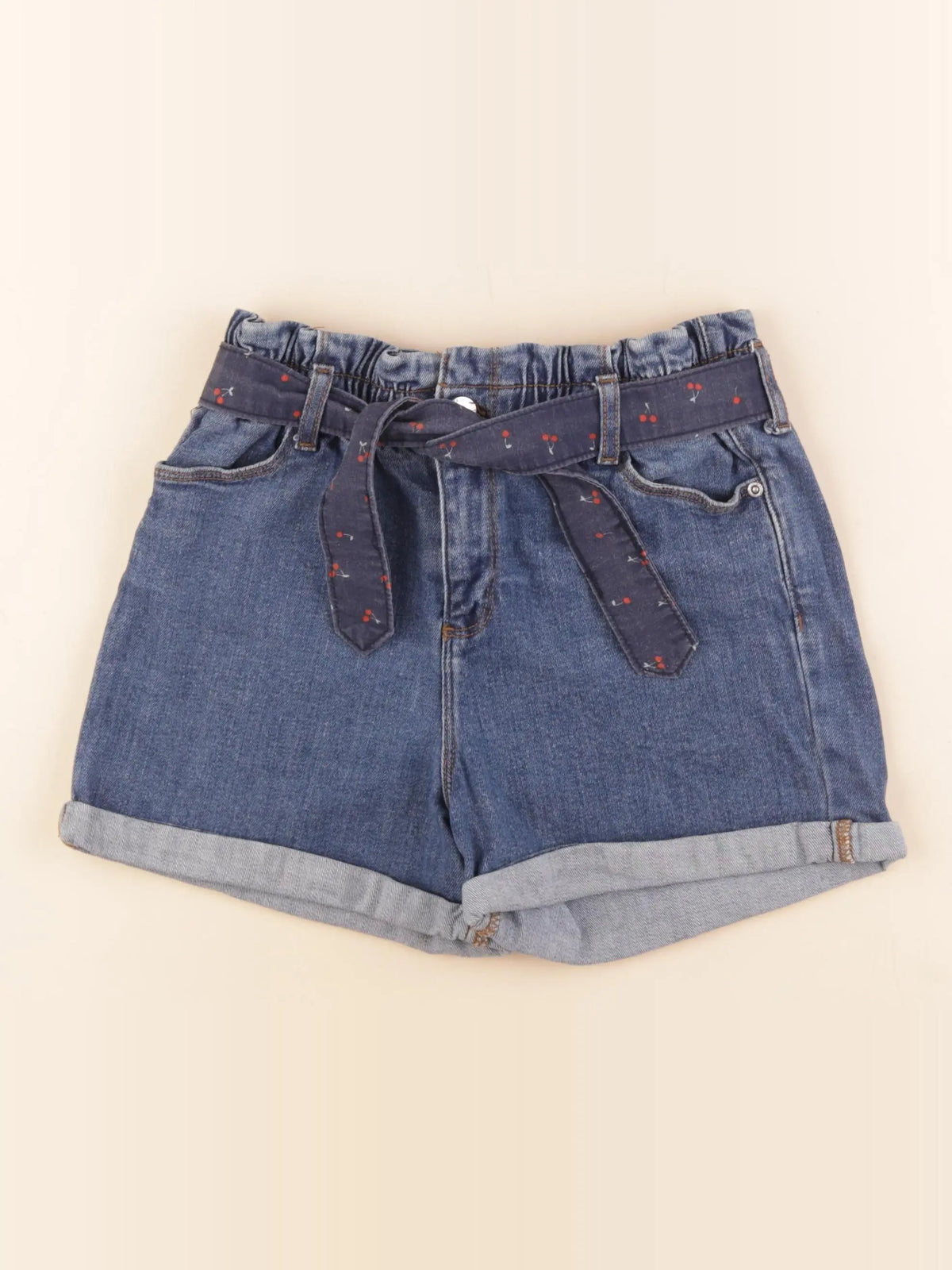 Vertbaudet - short bleu - 10 ans