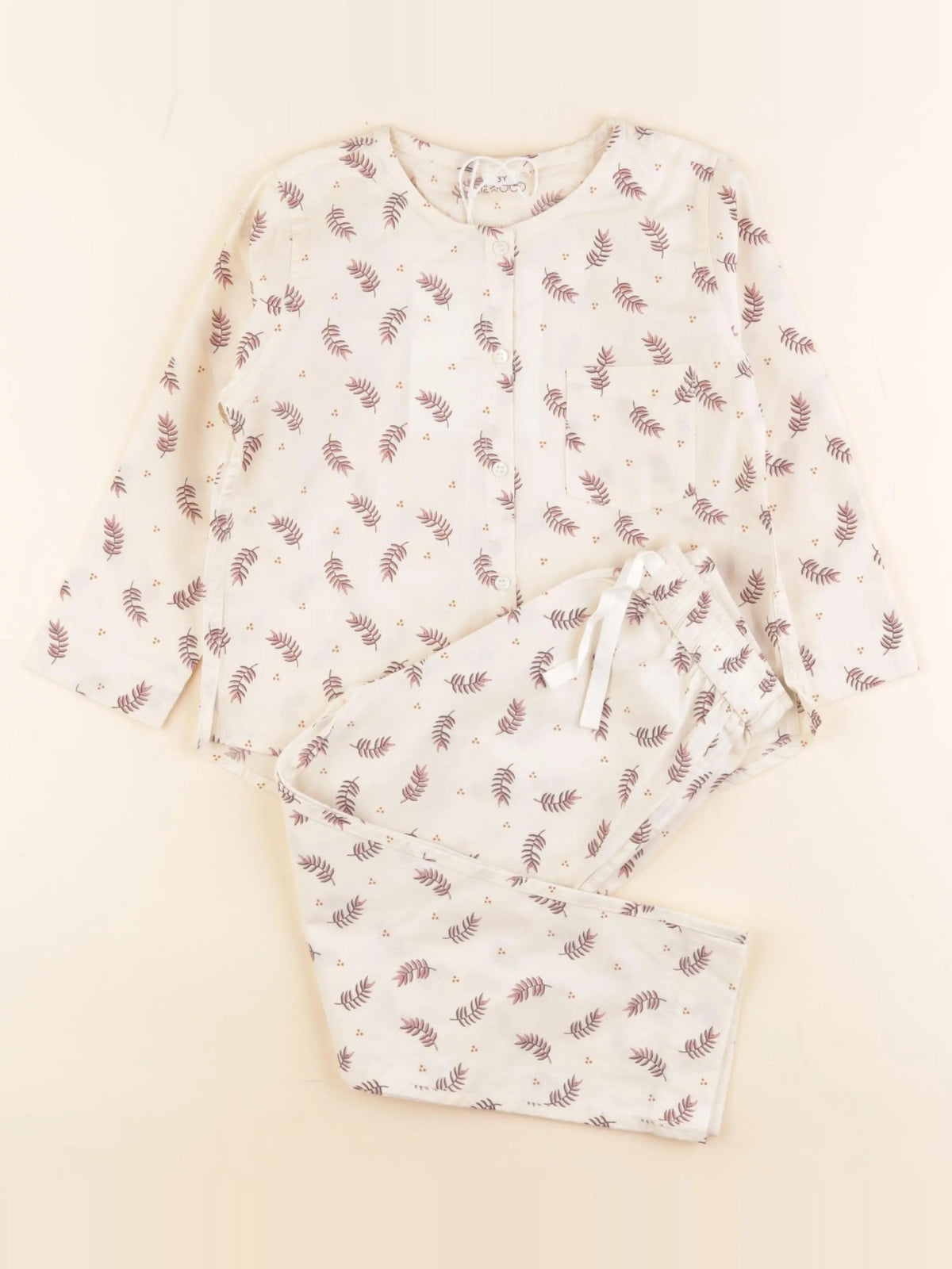 Liewood - pyjama coton beige - 3 ans