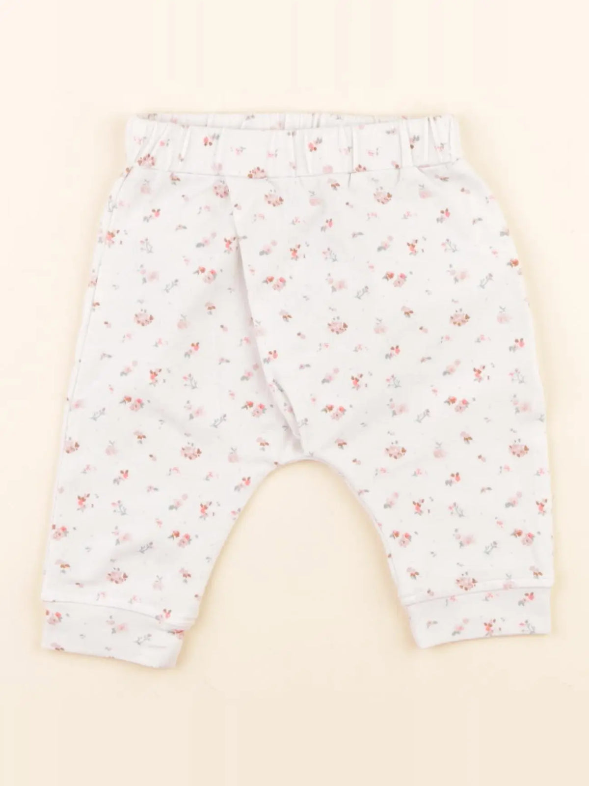 Vertbaudet - pantalon blanc - 6 mois