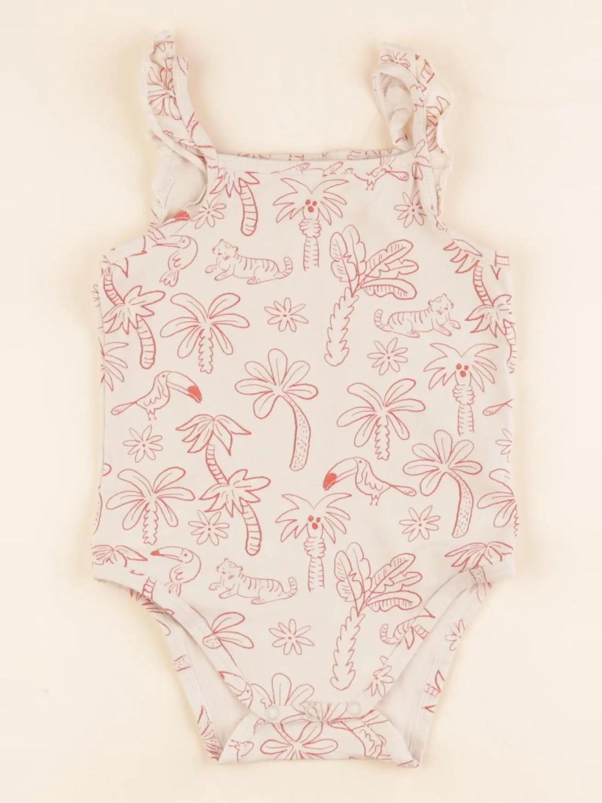 Tape à l'oeil - body beige - 18 mois