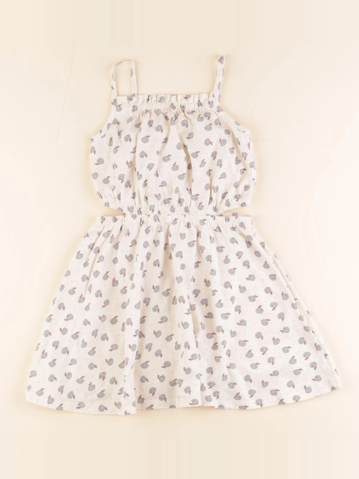 Vertbaudet - robe beige - 5 ans