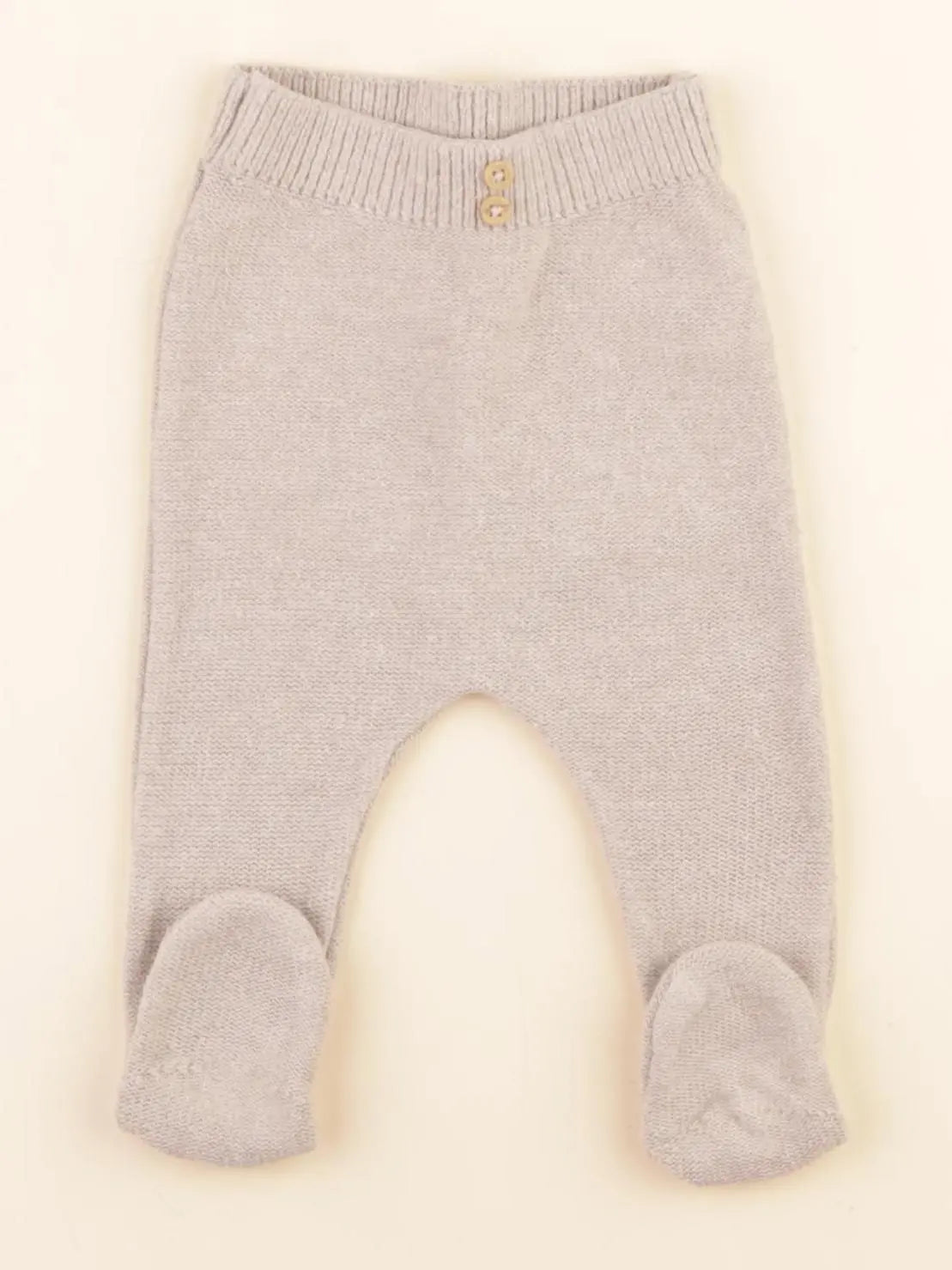 Vertbaudet - legging beige - 3 mois