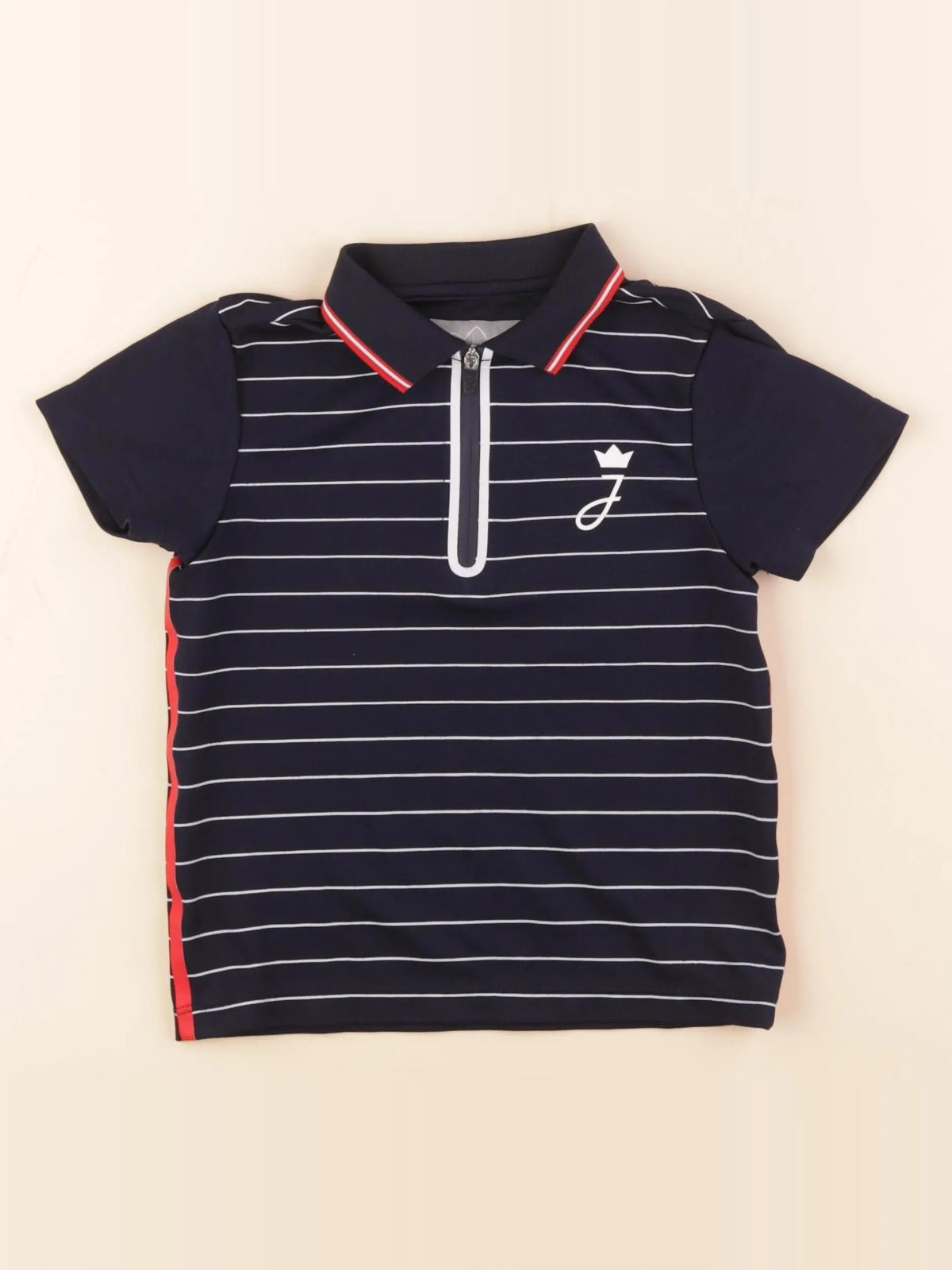 Jacadi - polo bleu - 4 ans