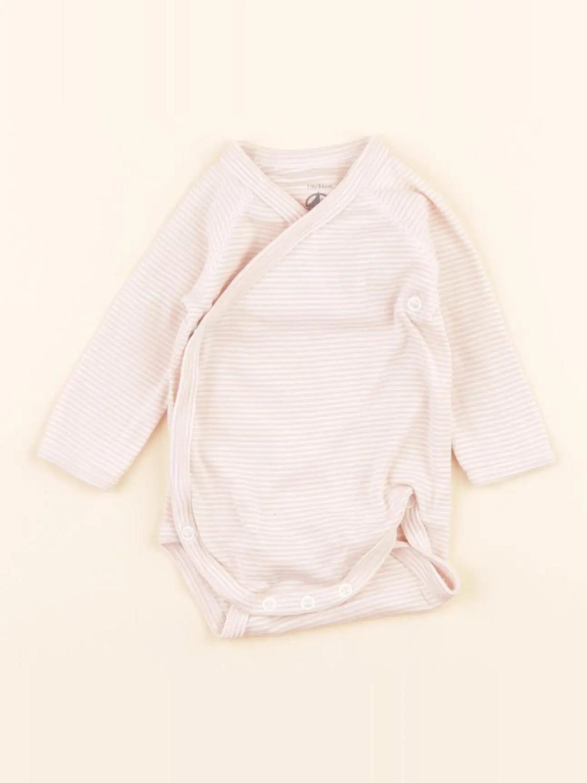 Petit Bateau - body rose - 1 mois