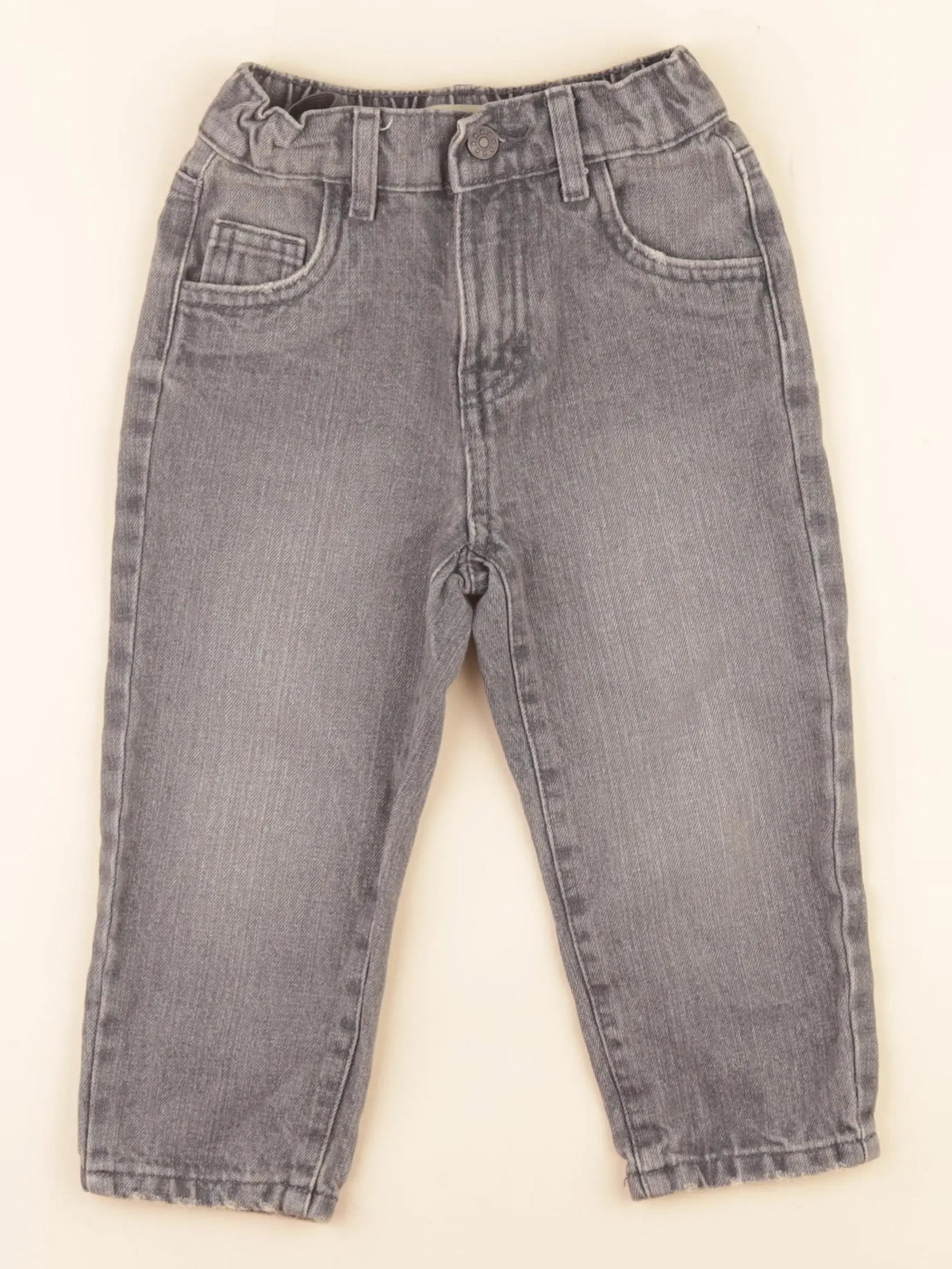 Monoprix - jean gris - 3 ans