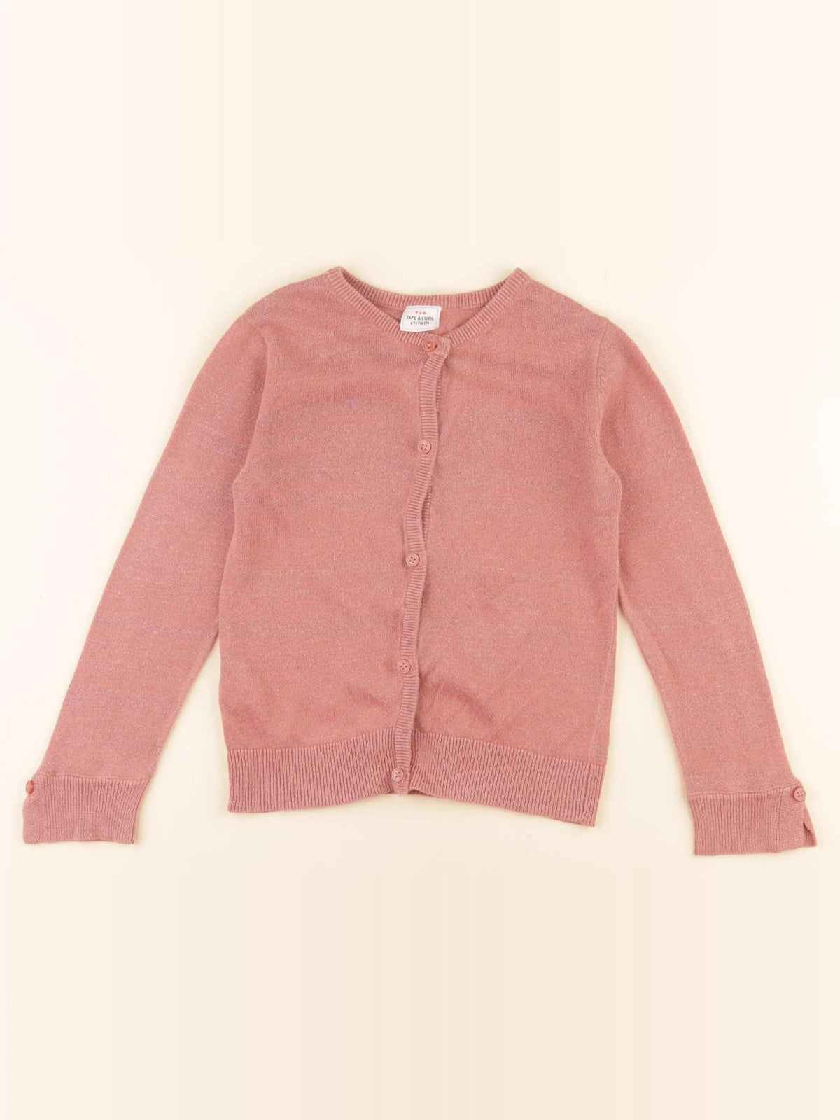 Tape à l'oeil - gilet rose - 6 ans