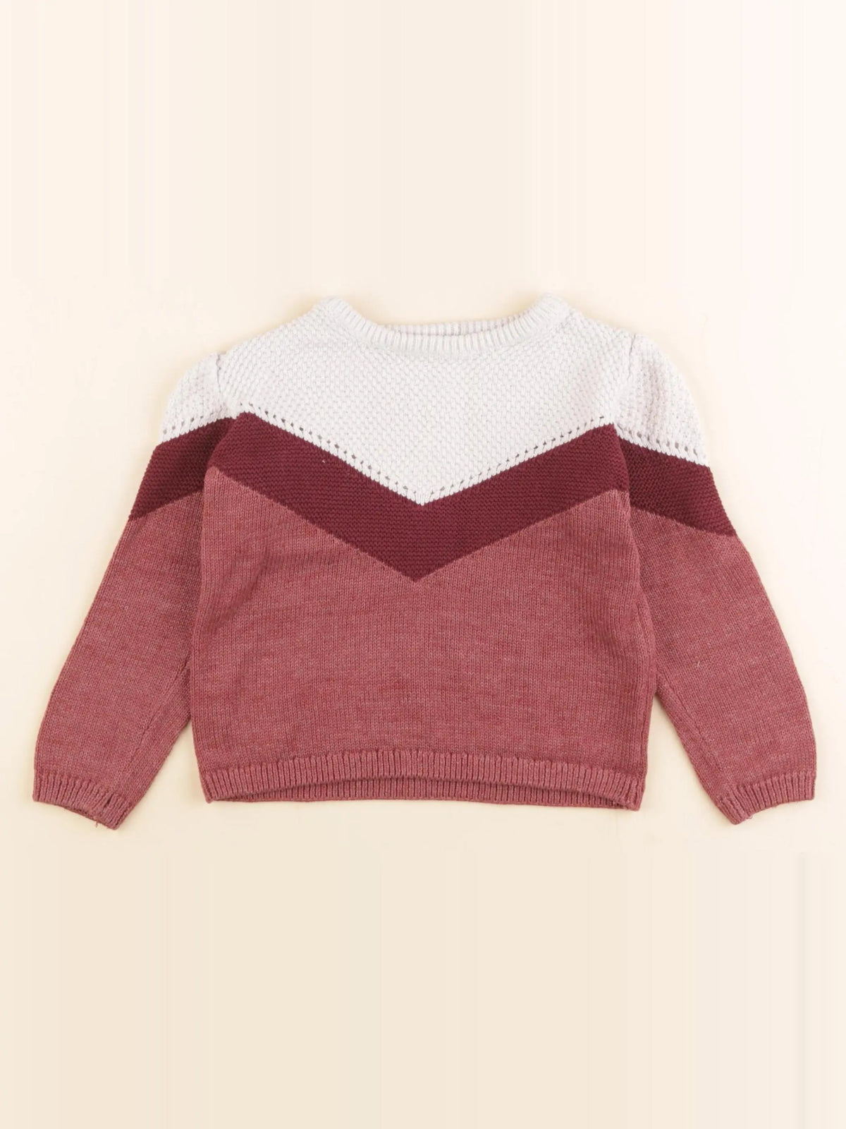 Vertbaudet - pull rose - 3 ans