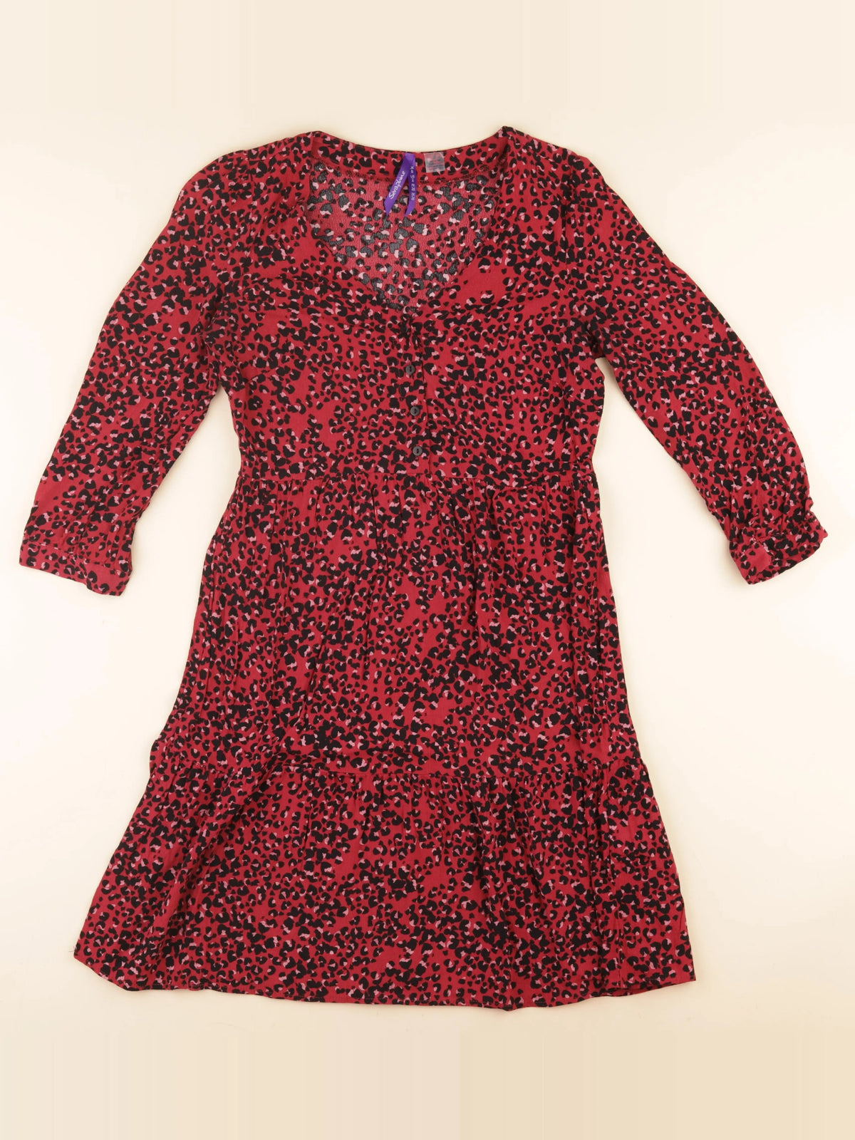 Seraphine - robe grossesse, allaitement rouge - 36