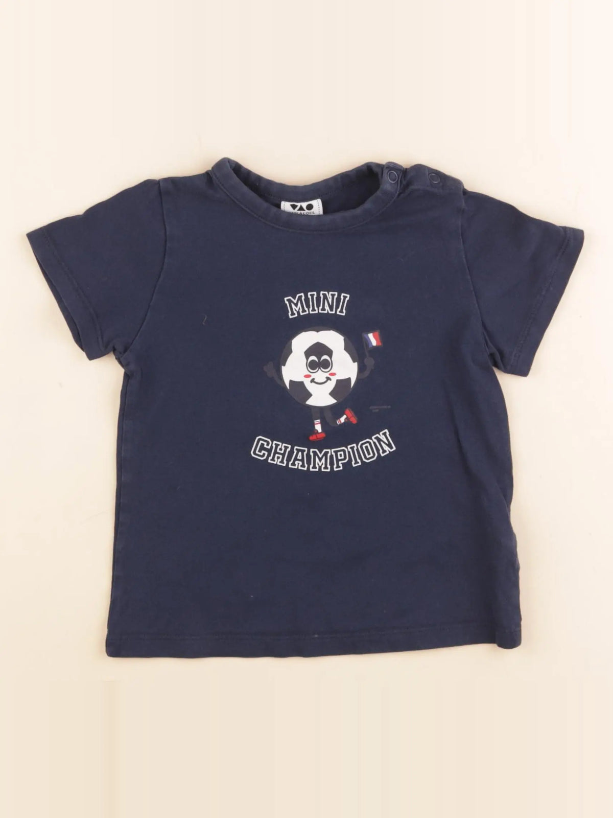 Tape à l'oeil - tee-shirt imprimé au dos bleu - 36 mois