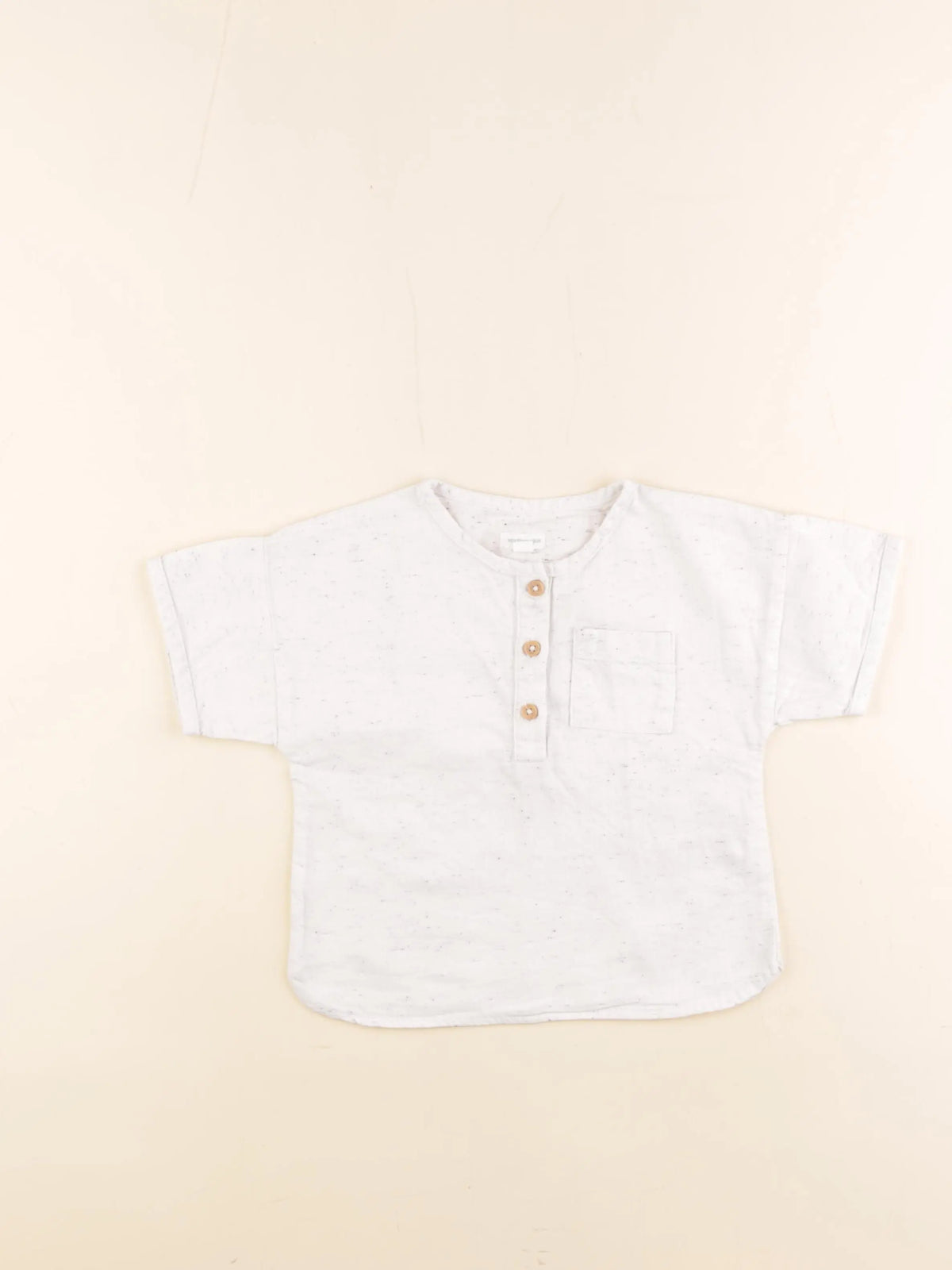 Vertbaudet - tee-shirt blanc - 24 mois
