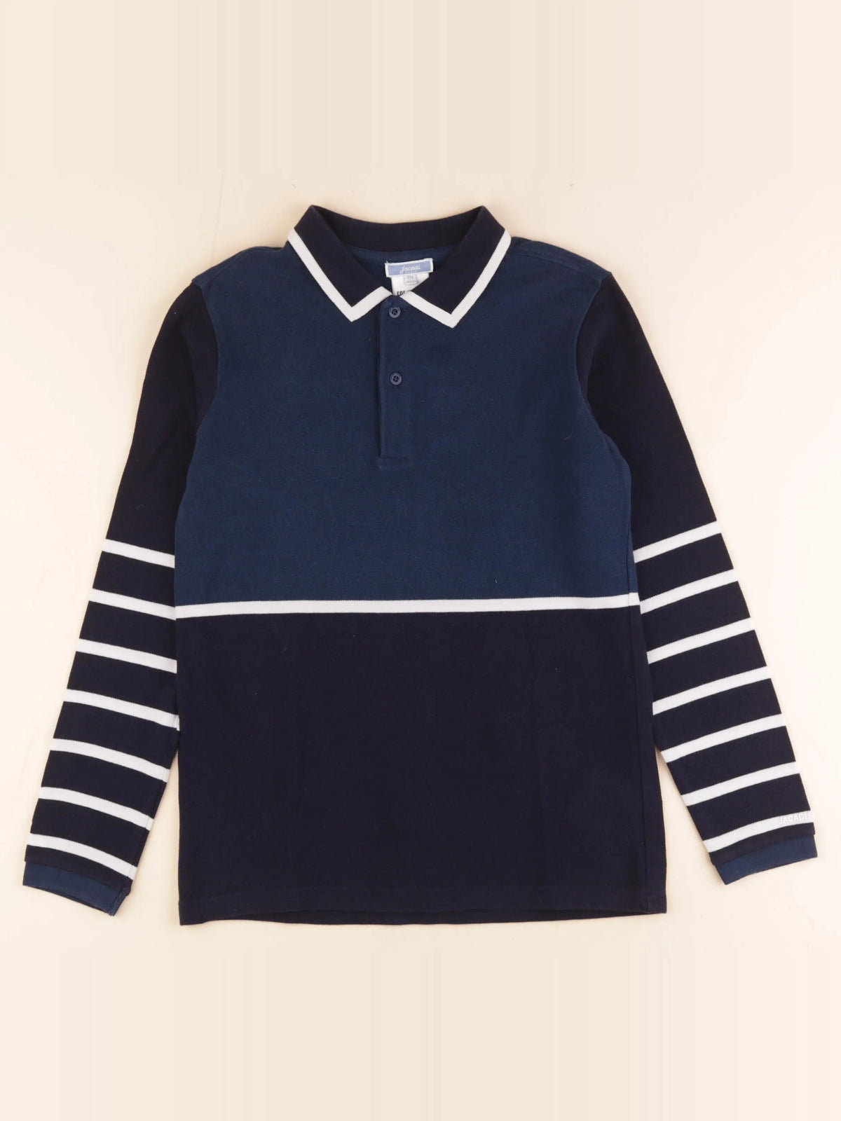 Jacadi - polo bleu - 10 ans